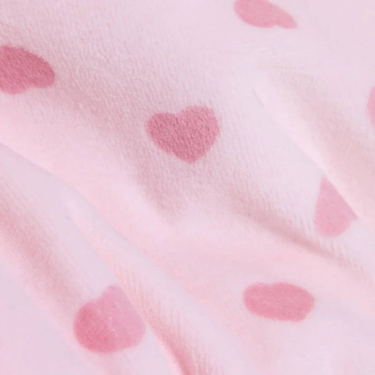 HelloBaby Girls Long Sleeve Bodysuit Heart with Poppers Crew Neck Long Sleeve - Light Pink - Image 8