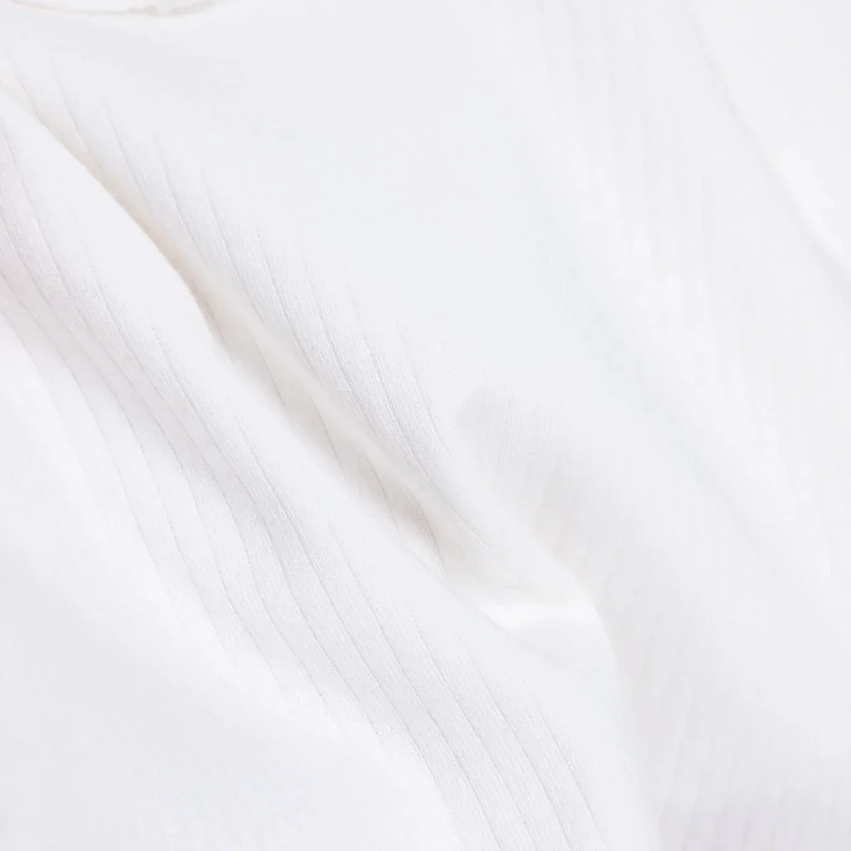 HelloBaby Girls Long Sleeve Bodysuit with Poppers Frill Collar Long Sleeve - Ecru - Image 5