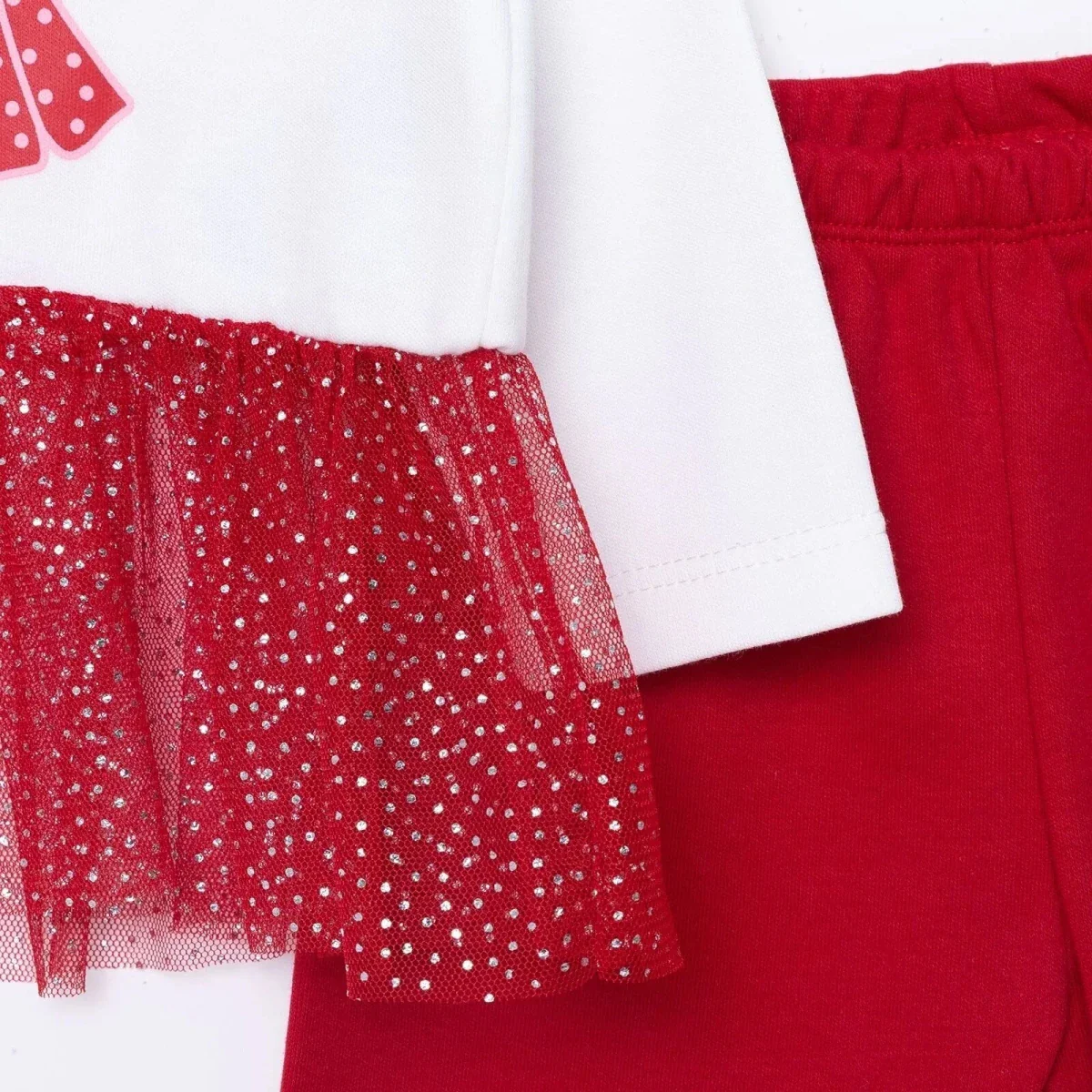 HelloBaby Girls Long Sleeve Pyjamas Set Animal with Poppers Christmas Crew Neck Long Leg Long Sleeve - Red - Image 5