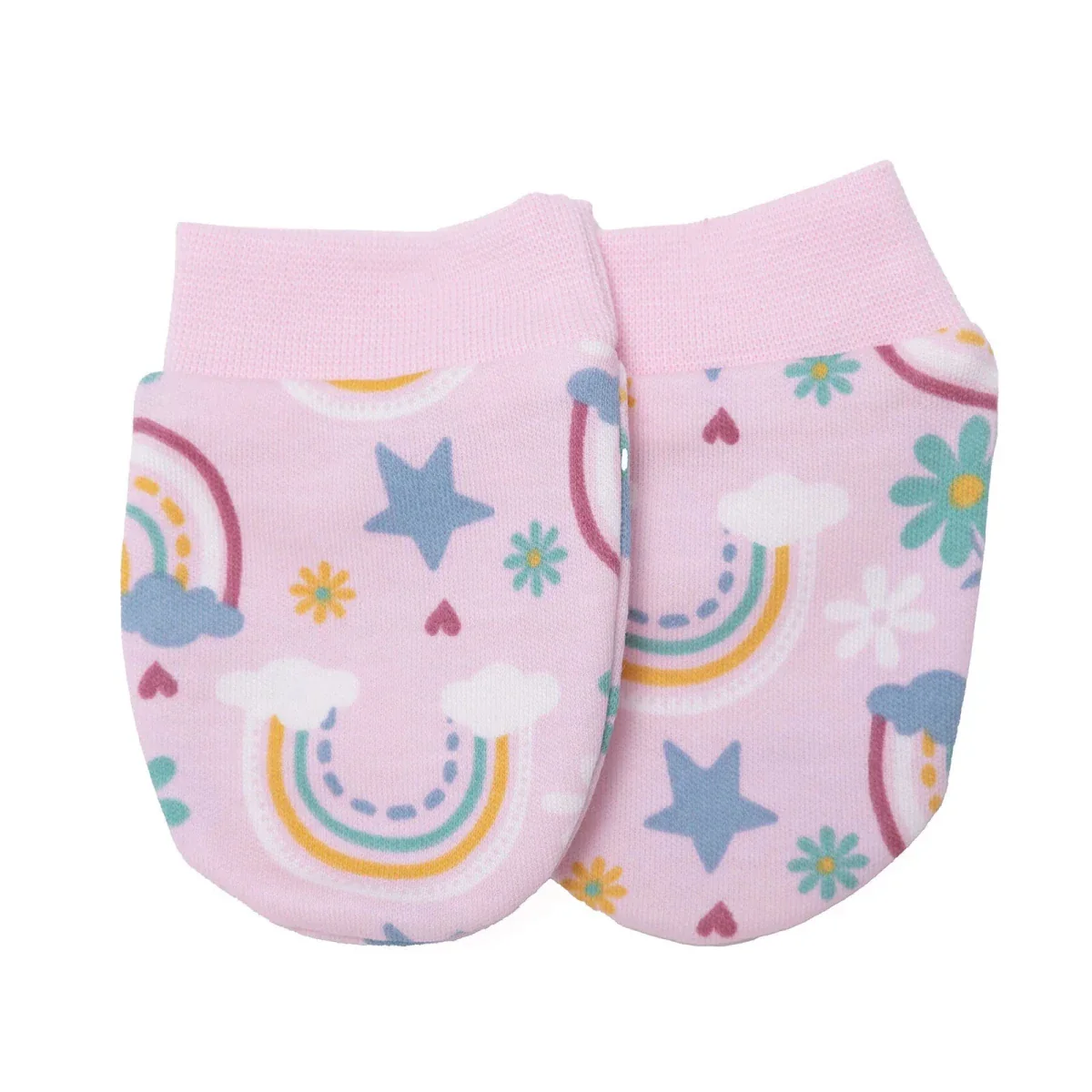 HelloBaby Girls Mitten Sky - Pink Printed - Image 7