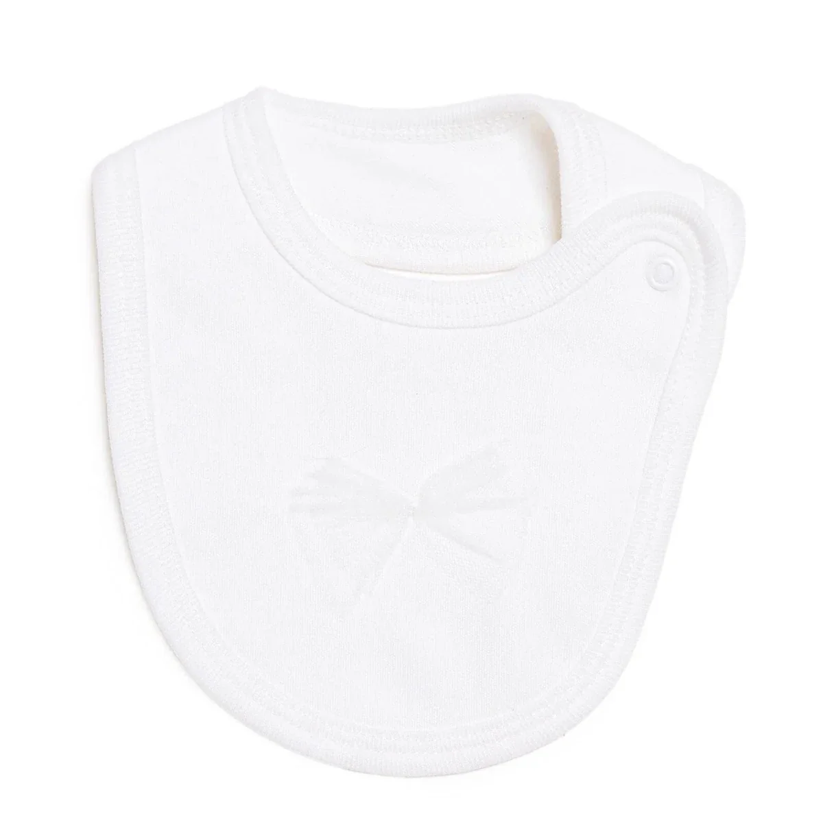 HelloBaby Girls Occasion Wear with Poppers Crew Neck Long Leg Long Sleeve - Ecru - Image 5