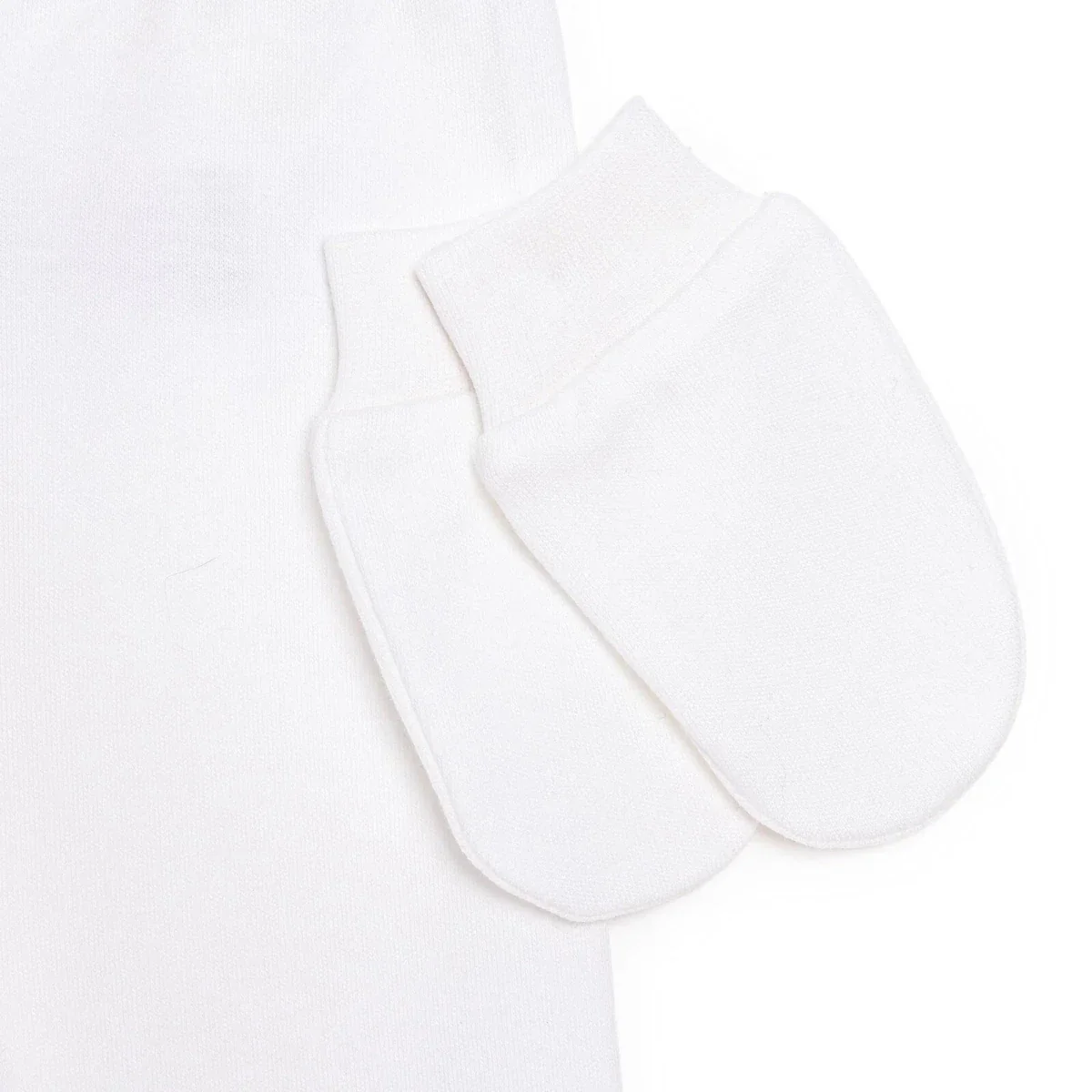 HelloBaby Girls Occasion Wear with Poppers Crew Neck Long Leg Long Sleeve - Ecru - Image 8