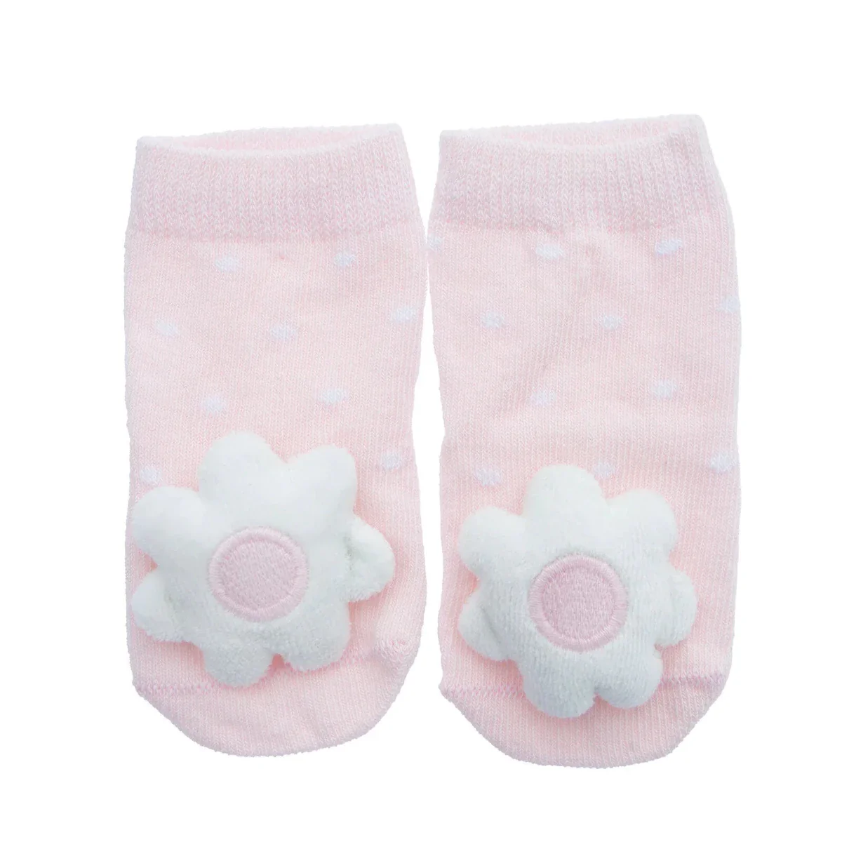 HelloBaby Girls Playful Socks Flower - Pink - Image 3