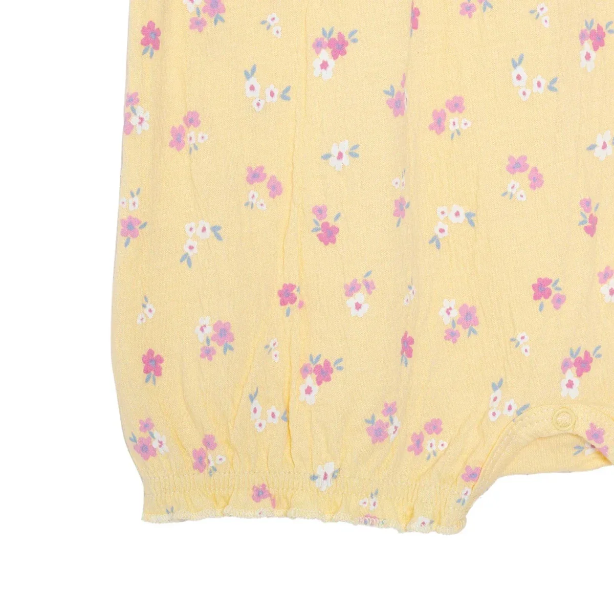 HelloBaby Girls Short Romper Floral Print - Yellow Printed - Image 5