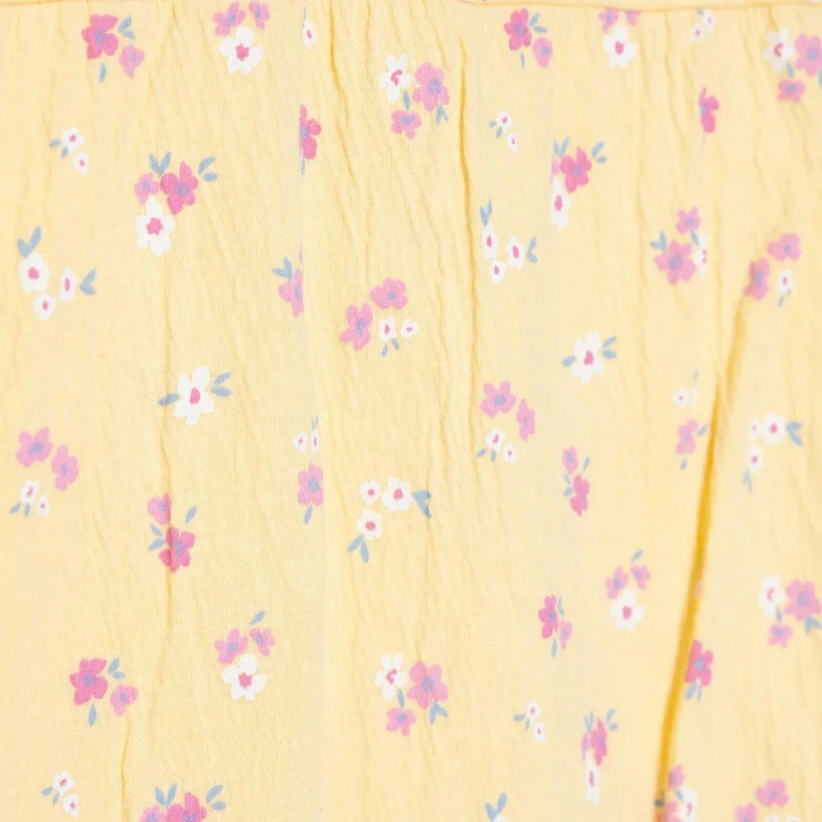 HelloBaby Girls Short Romper Floral Print - Yellow Printed - Image 7