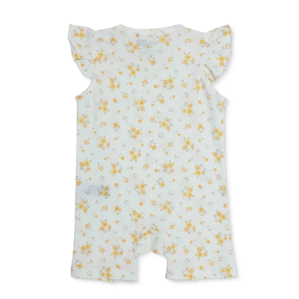HelloBaby Girls Short Rompers Flower - Ecru Printed - Image 2