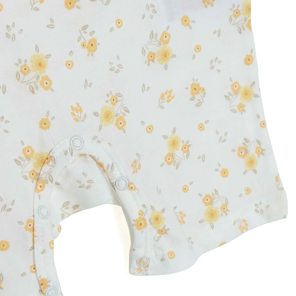 HelloBaby Girls Short Rompers Flower - Ecru Printed - Image 6