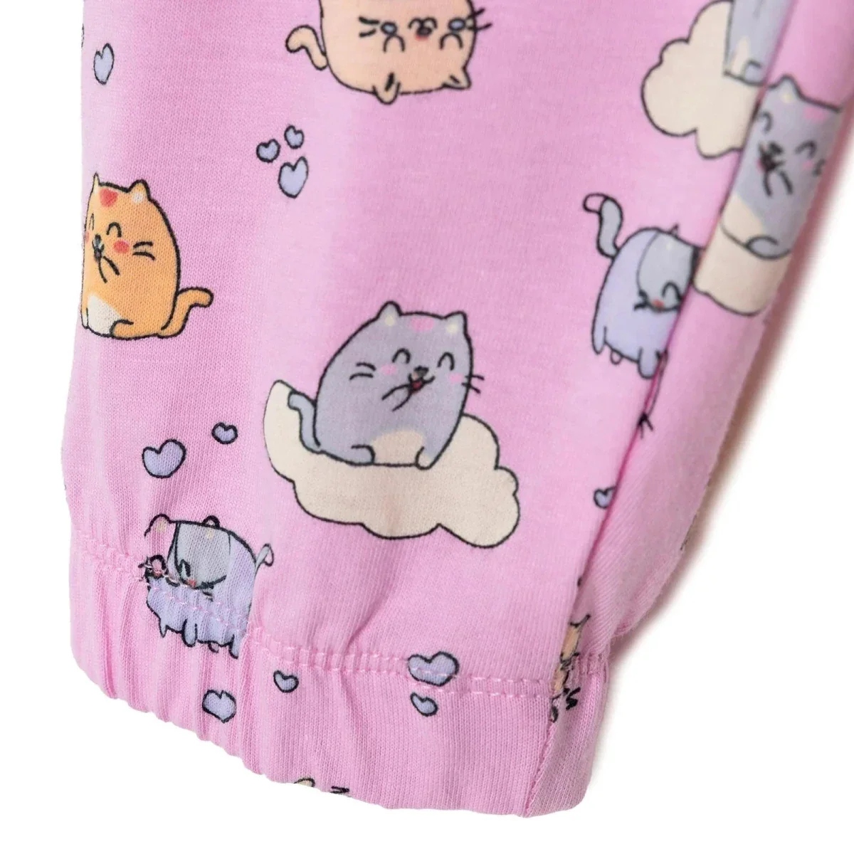 HelloBaby Girls Pyjamas Set Animal Short Sleeve - Pink - Image 6