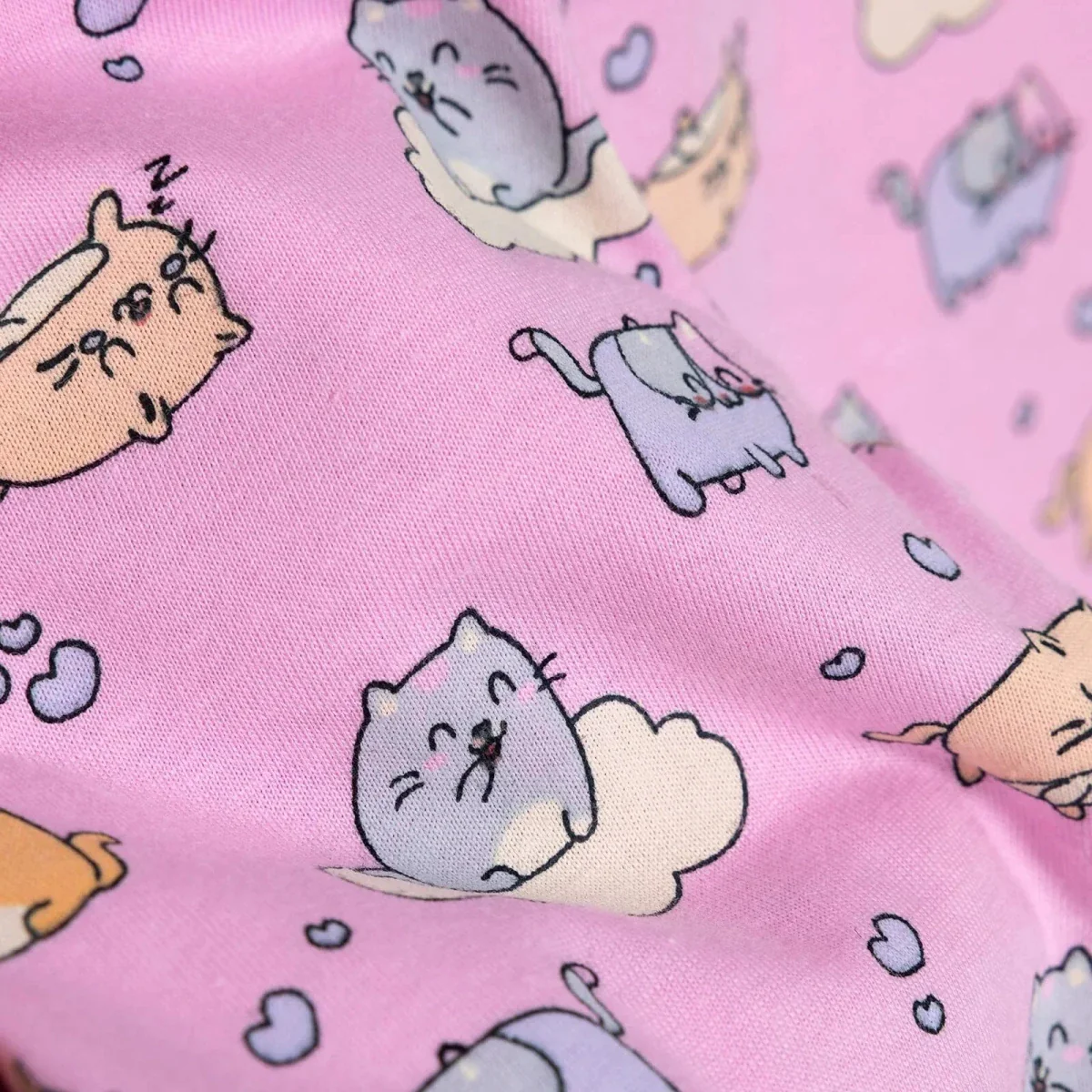 HelloBaby Girls Pyjamas Set Animal Short Sleeve - Pink - Image 7