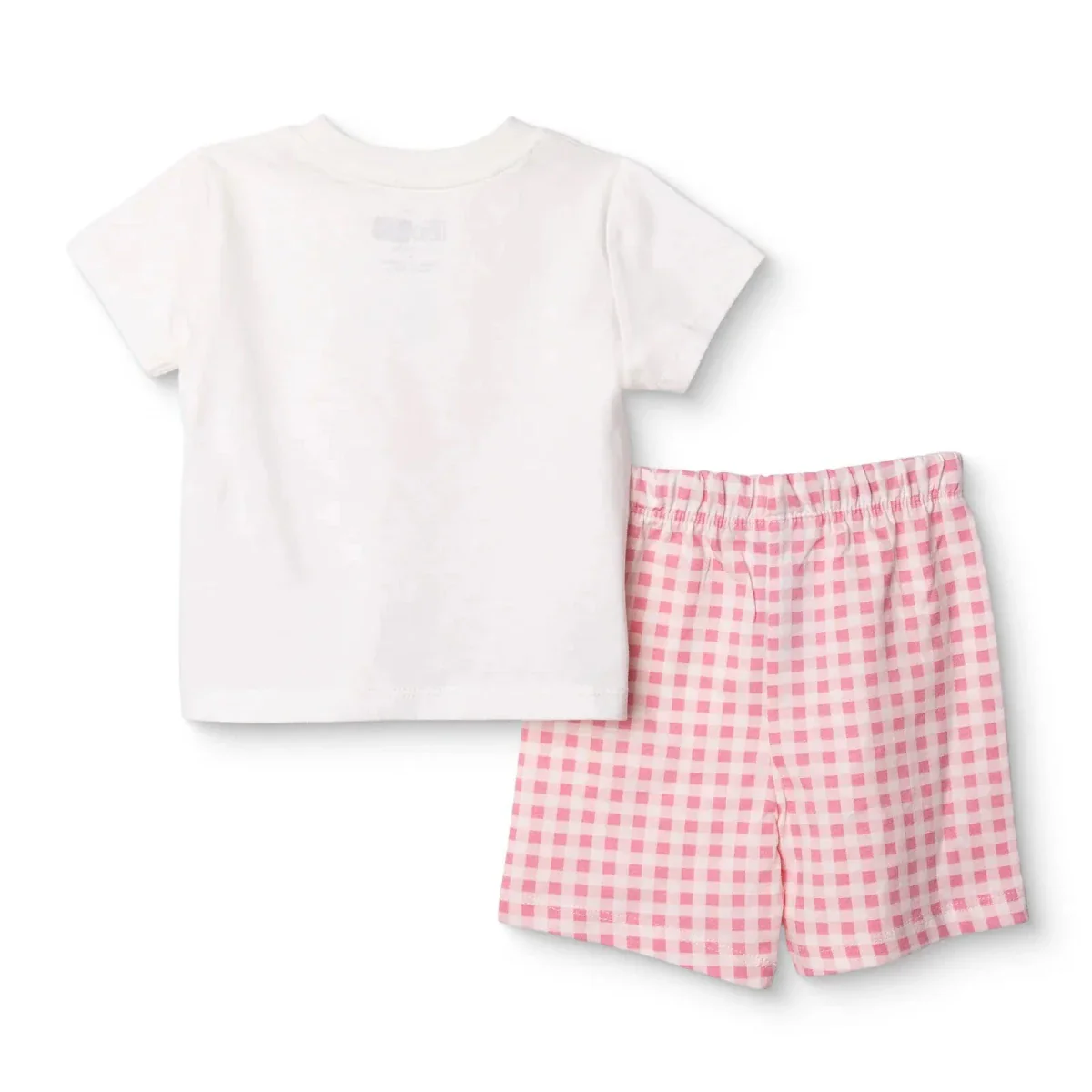 HelloBaby Girls Pyjamas Set Fruit Print Short Sleeve - Ecru - Image 2
