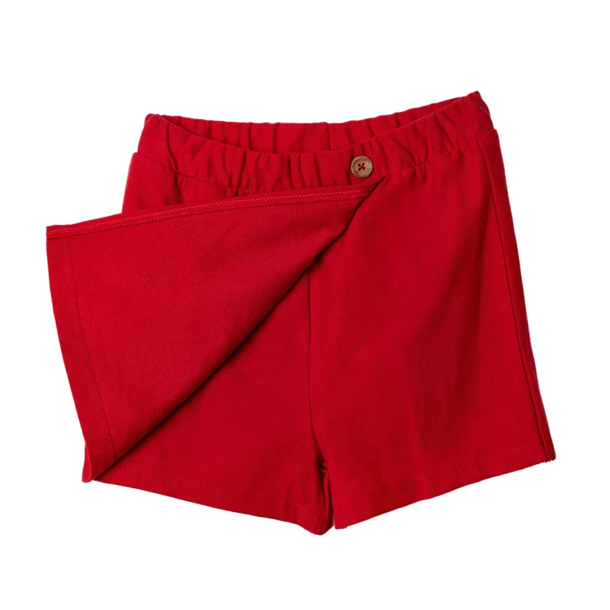 HelloBaby Girls Shorts with Buttons  Short Leg - Red - Image 3