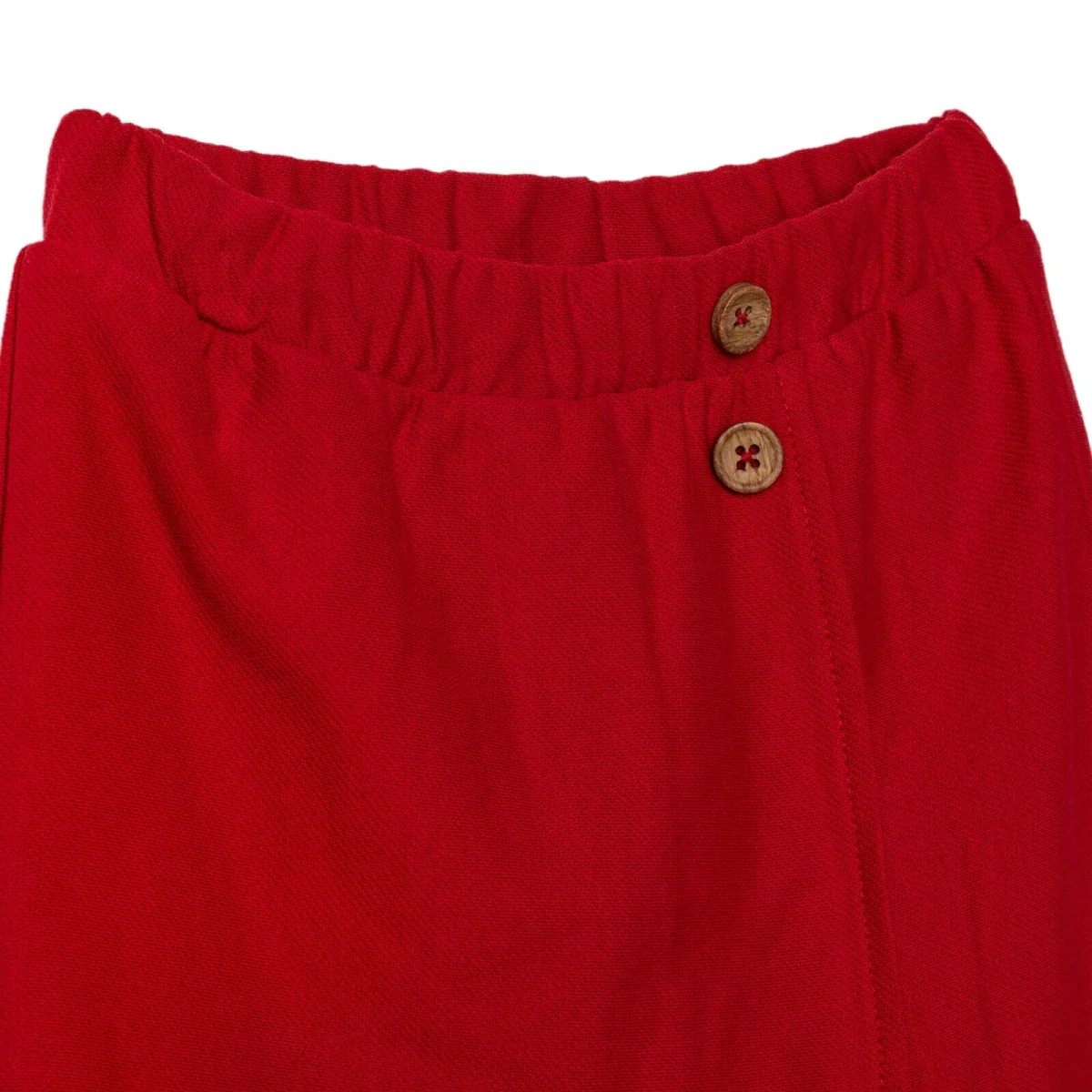 HelloBaby Girls Shorts with Buttons  Short Leg - Red - Image 4