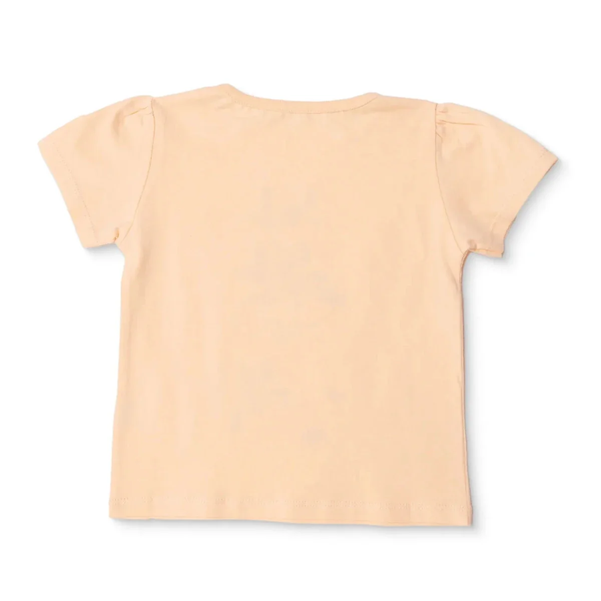 HelloBaby Girls T-shirt Animal Print Crew Neck Short Sleeve - Salmon - Image 2