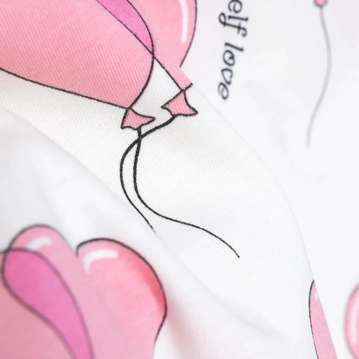 HelloBaby Girls T-shirt Heart Print - Ecru - Image 7