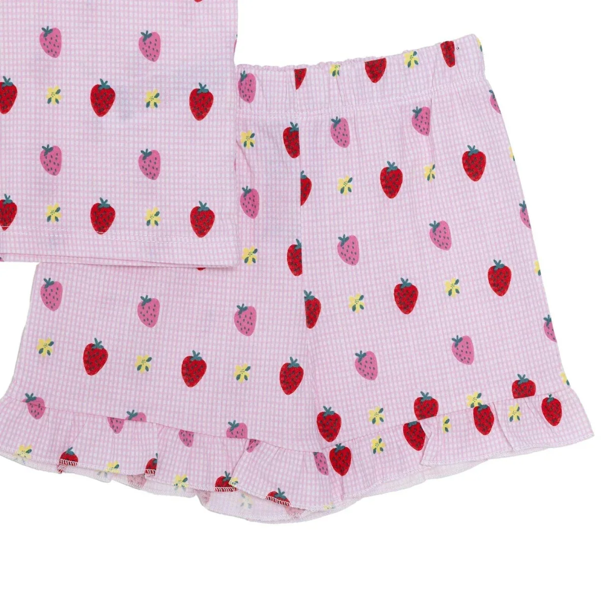 HelloBaby Girls T-shirt & Shorts Set Print - Pink Printed - Image 4