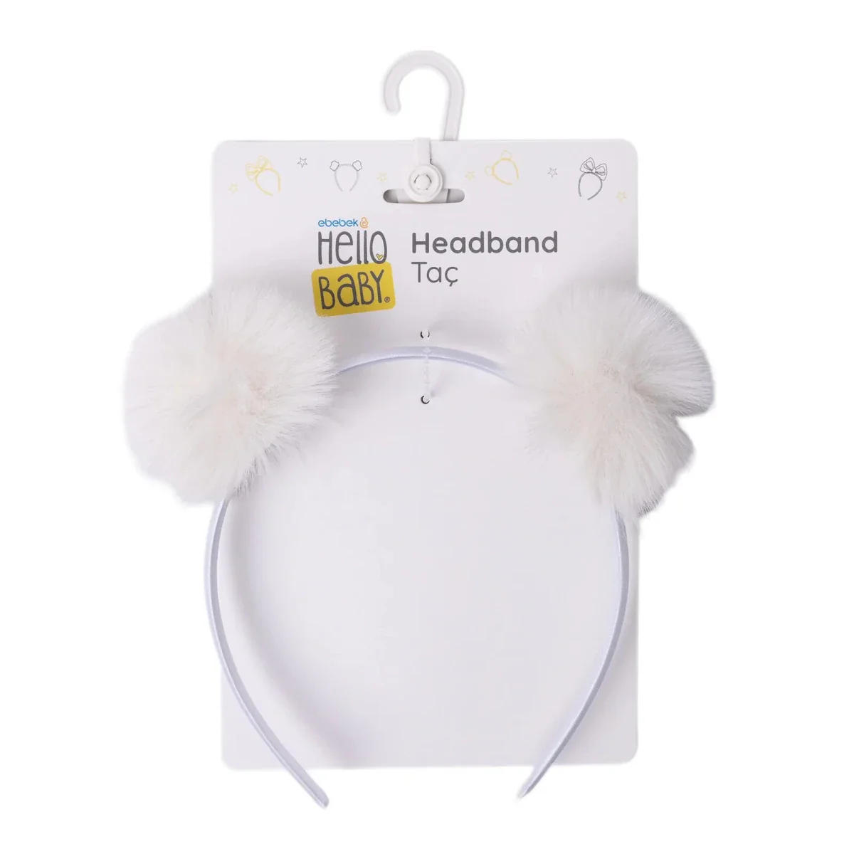 HelloBaby Girls Tiara One Size - White - Image 7