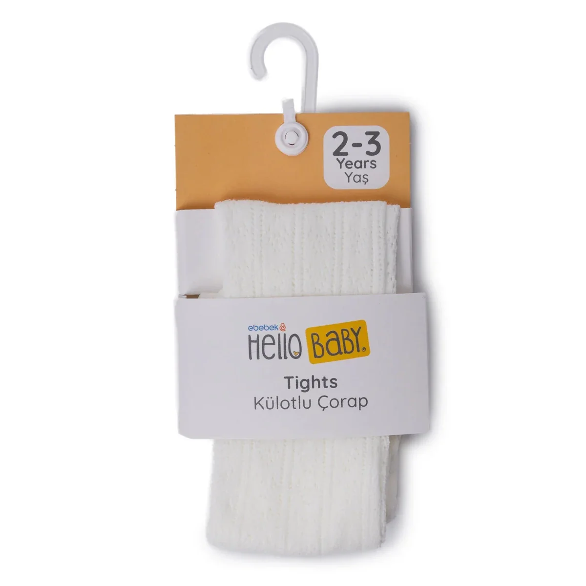 HelloBaby Girls Tights - Ecru - Image 7