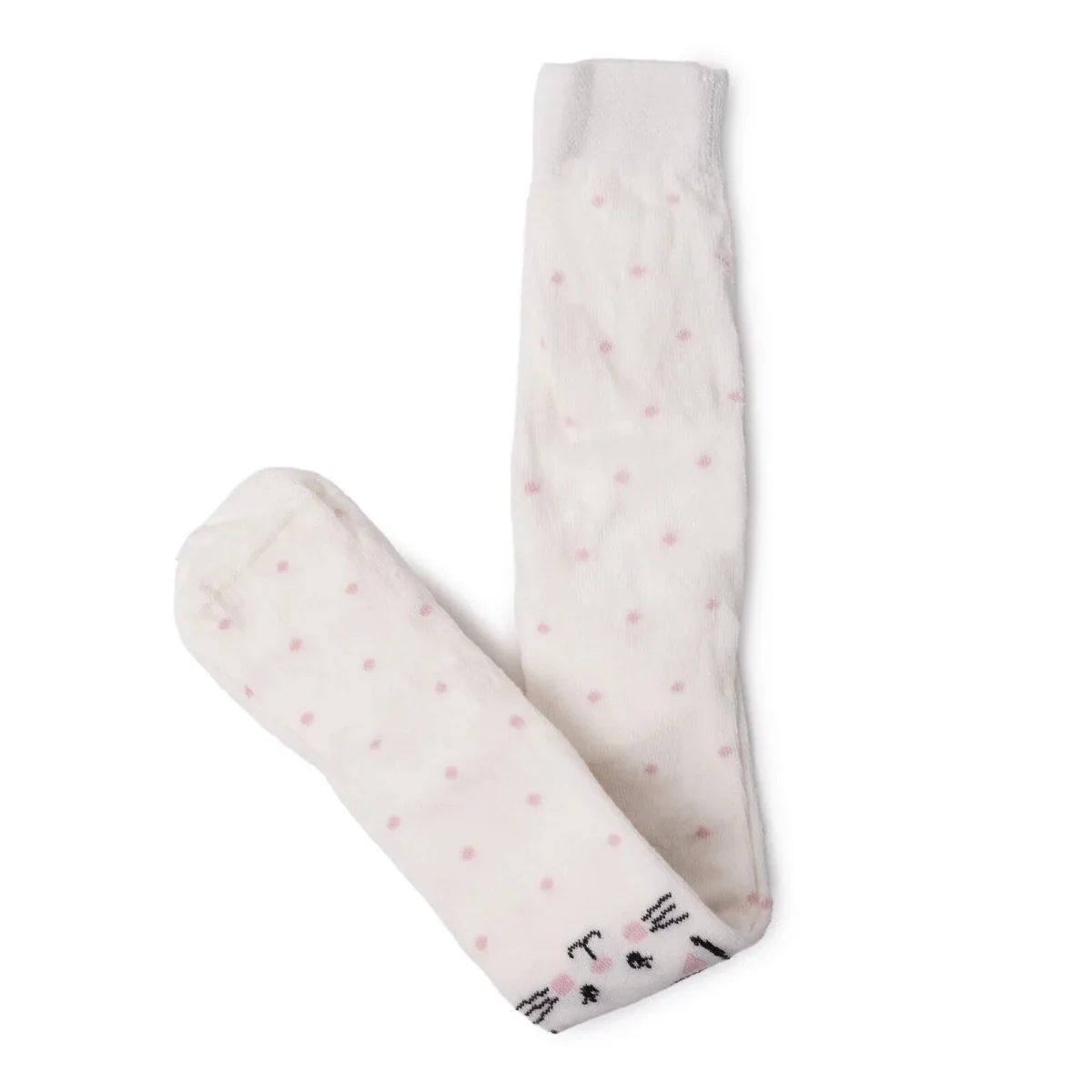 HelloBaby Girls Tights Animal Print - White Printed - Image 6
