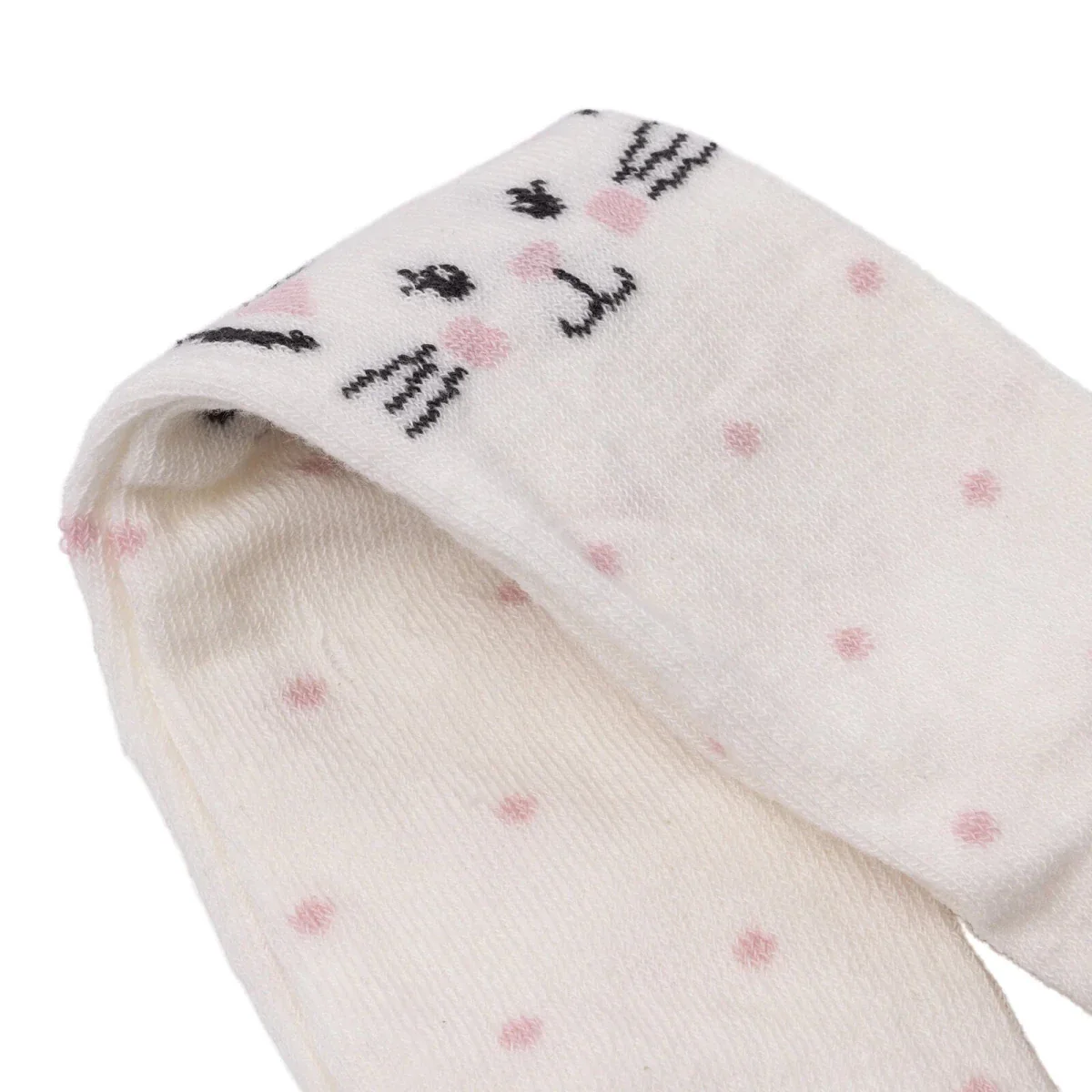 HelloBaby Girls Tights Animal Print - White Printed - Image 7