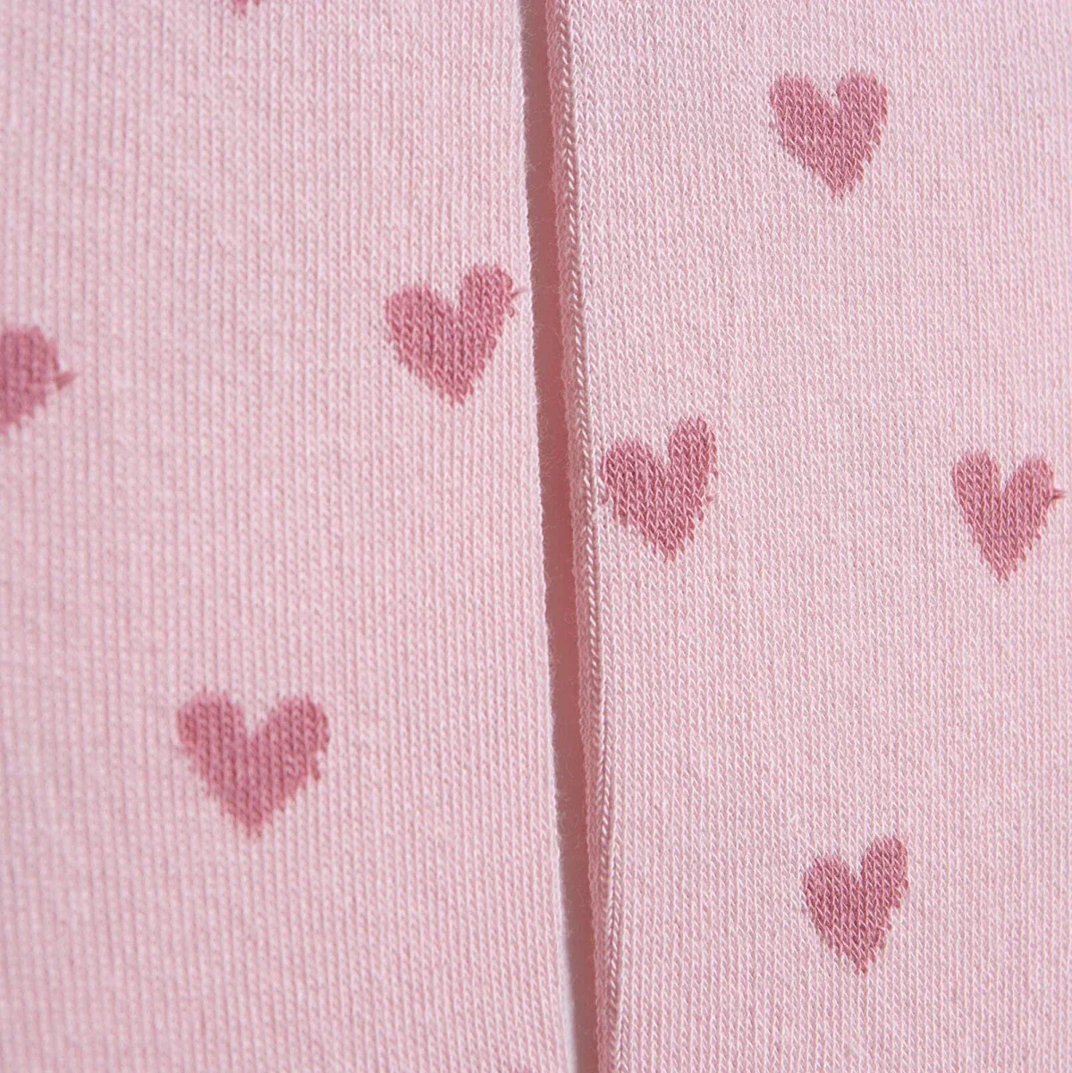 HelloBaby Girls Tights Heart Print - Pink - Image 4