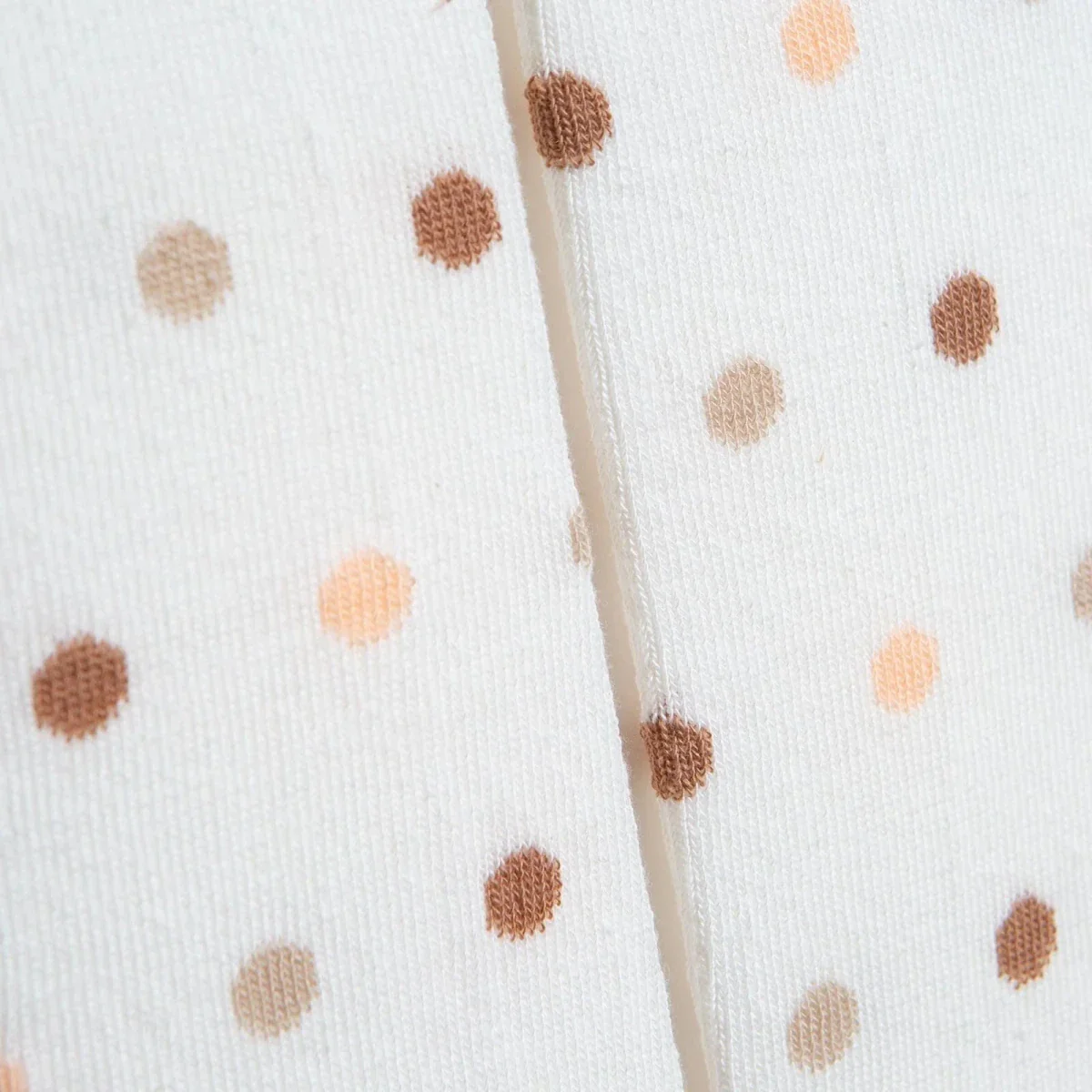 HelloBaby Girls Tights Polka Dot Print - Beige - Image 4