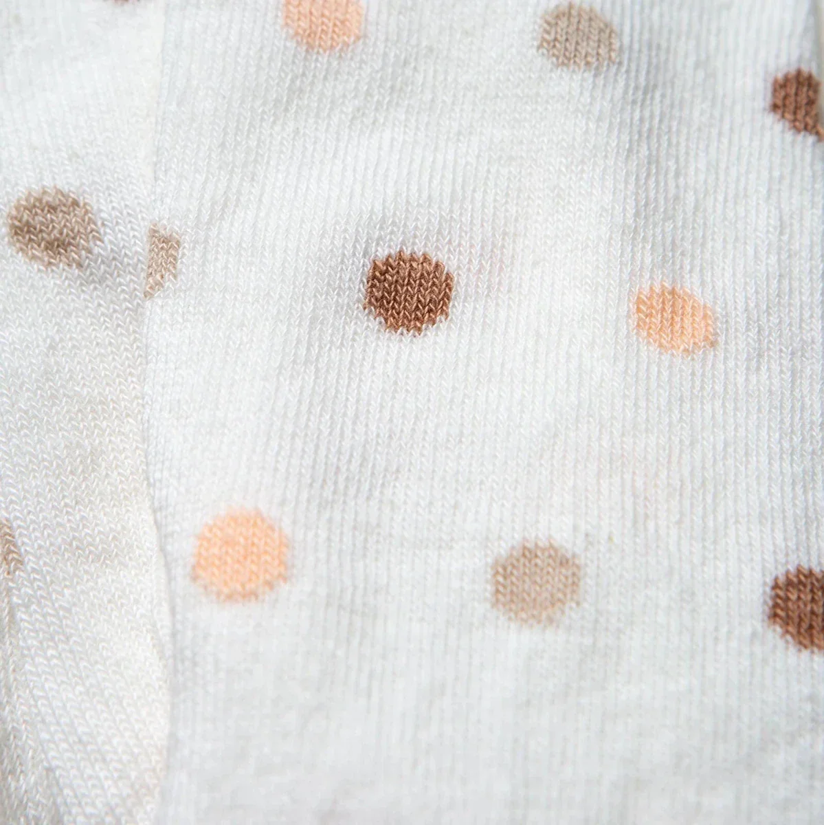 HelloBaby Girls Tights Polka Dot Print - Beige - Image 6