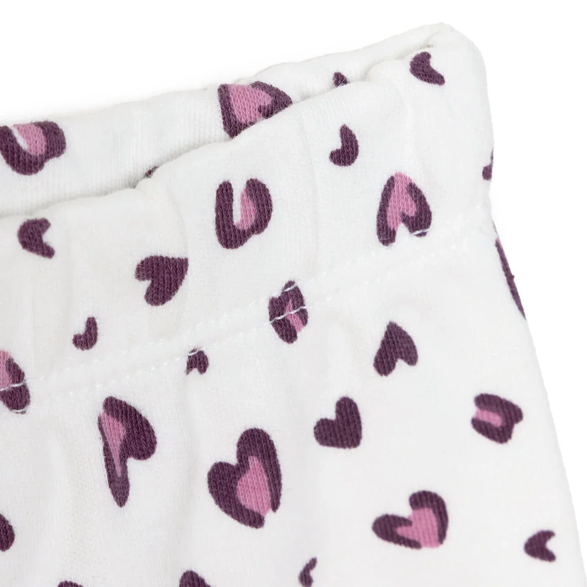 HelloBaby Girls Vest Hat & Footed Bottom Set Heart Print Long Slee - Ecru - Image 8