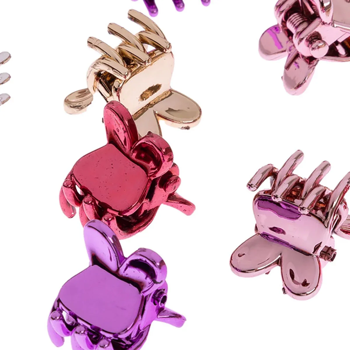 HelloBaby Hair Clips Girls - Mixcolor Printed - Image 2