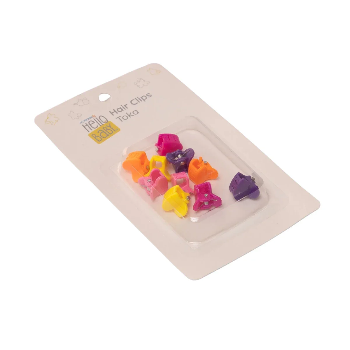 HelloBaby Hair Clips Girls - Mixcolor Printed - Image 4