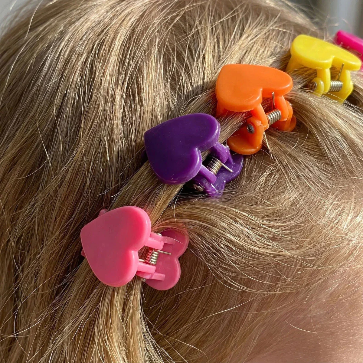HelloBaby Hair Clips Girls - Mixcolor Printed - Image 5