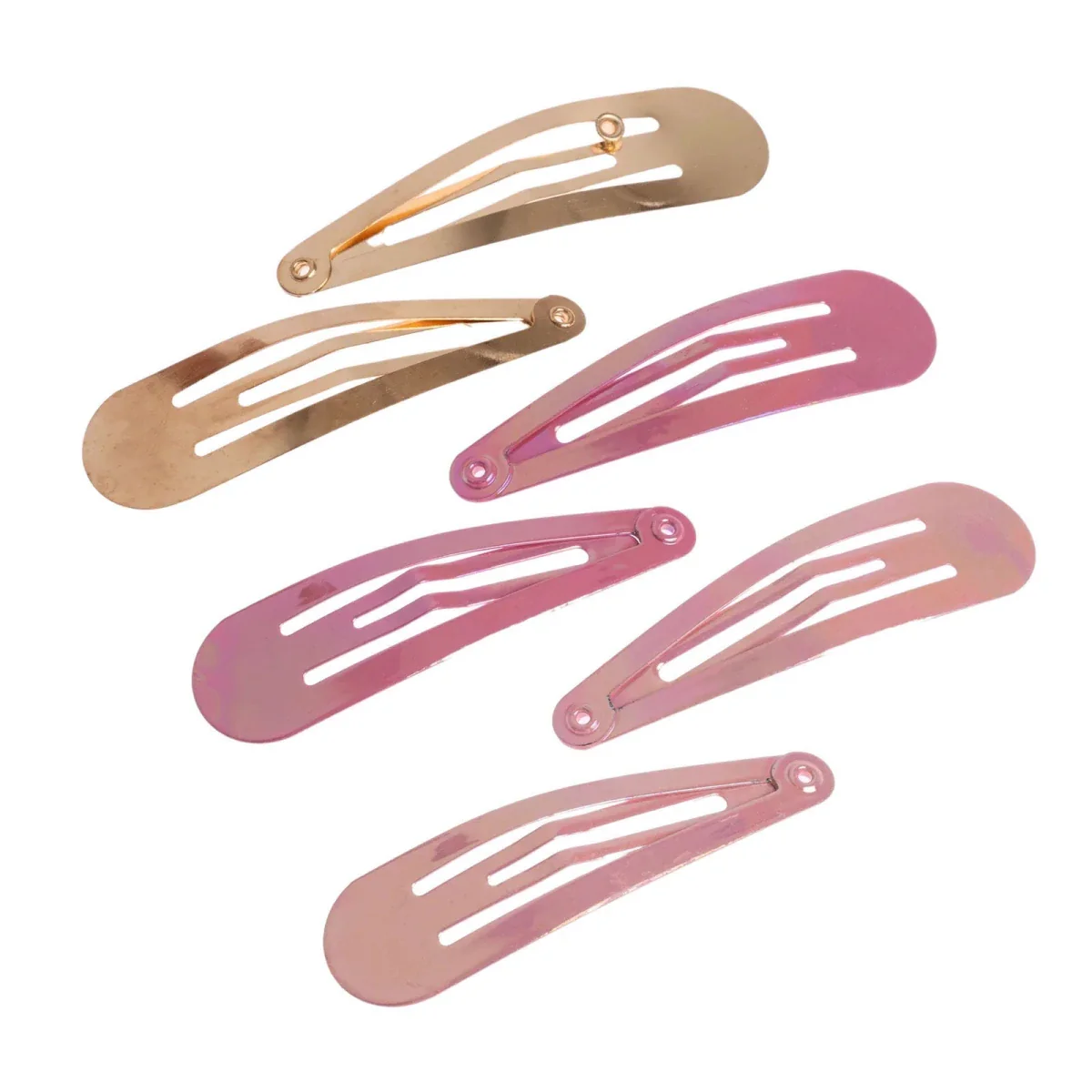 HelloBaby Hair Clips Girls - Mixcolor Printed - Image 2