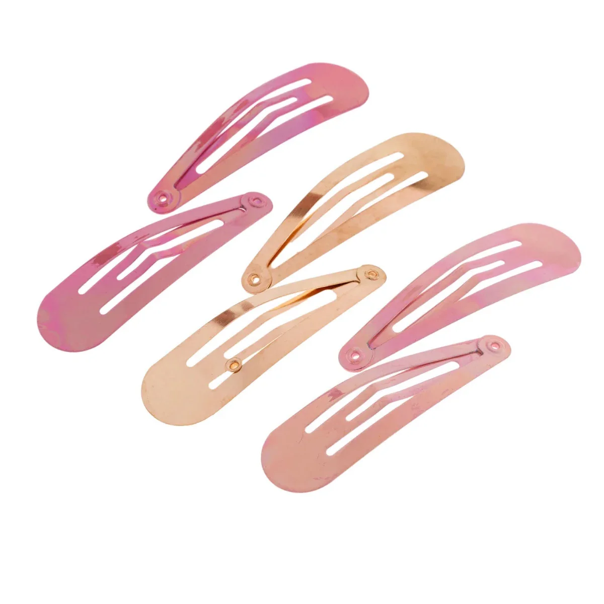 HelloBaby Hair Clips Girls - Mixcolor Printed - Image 4