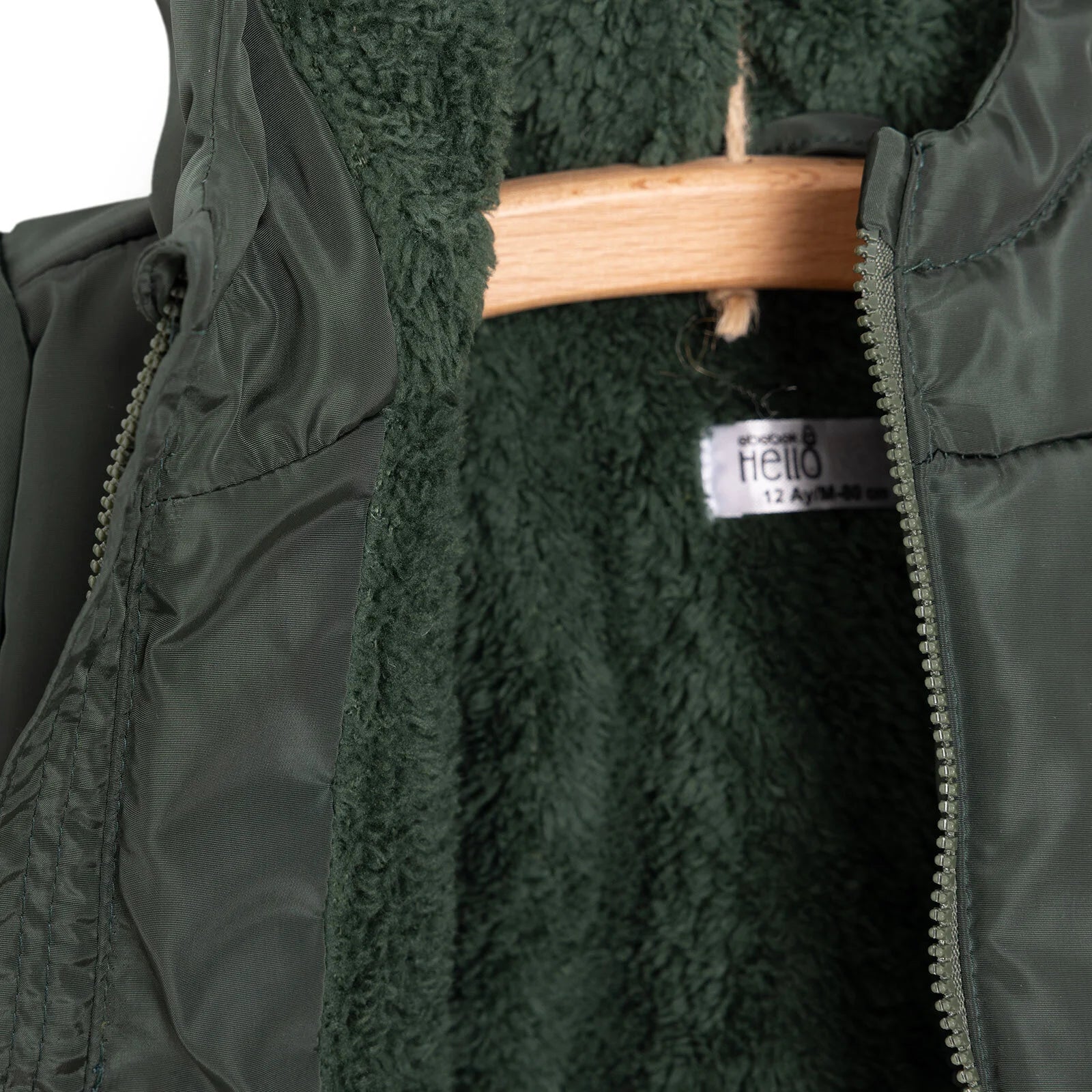 HelloBaby Hooded Coat - Green - Image 16