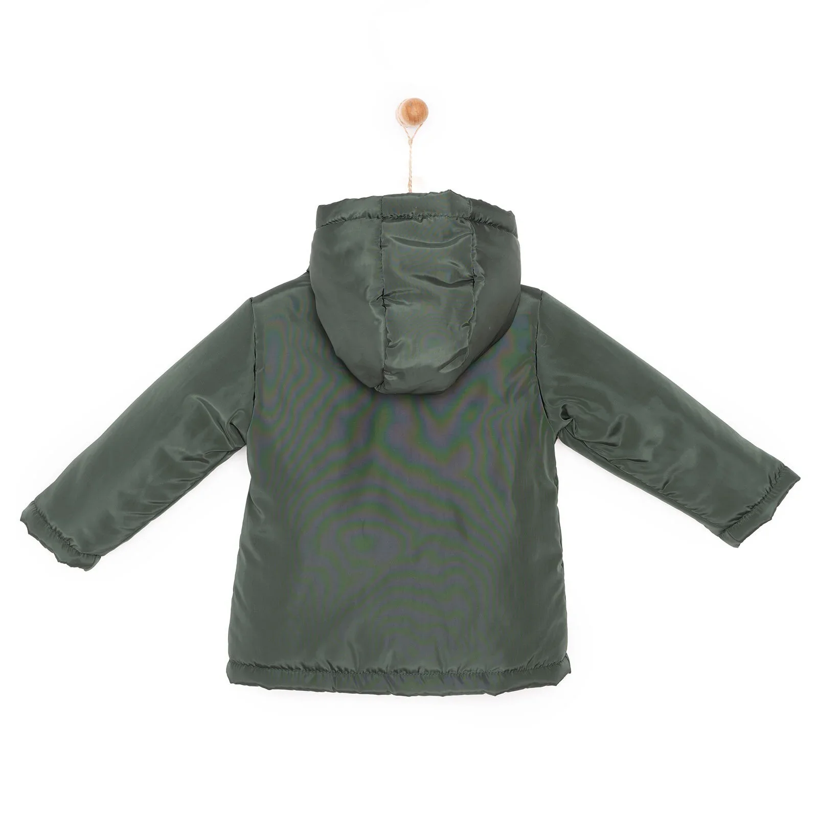 HelloBaby Hooded Coat - Green - Image 2