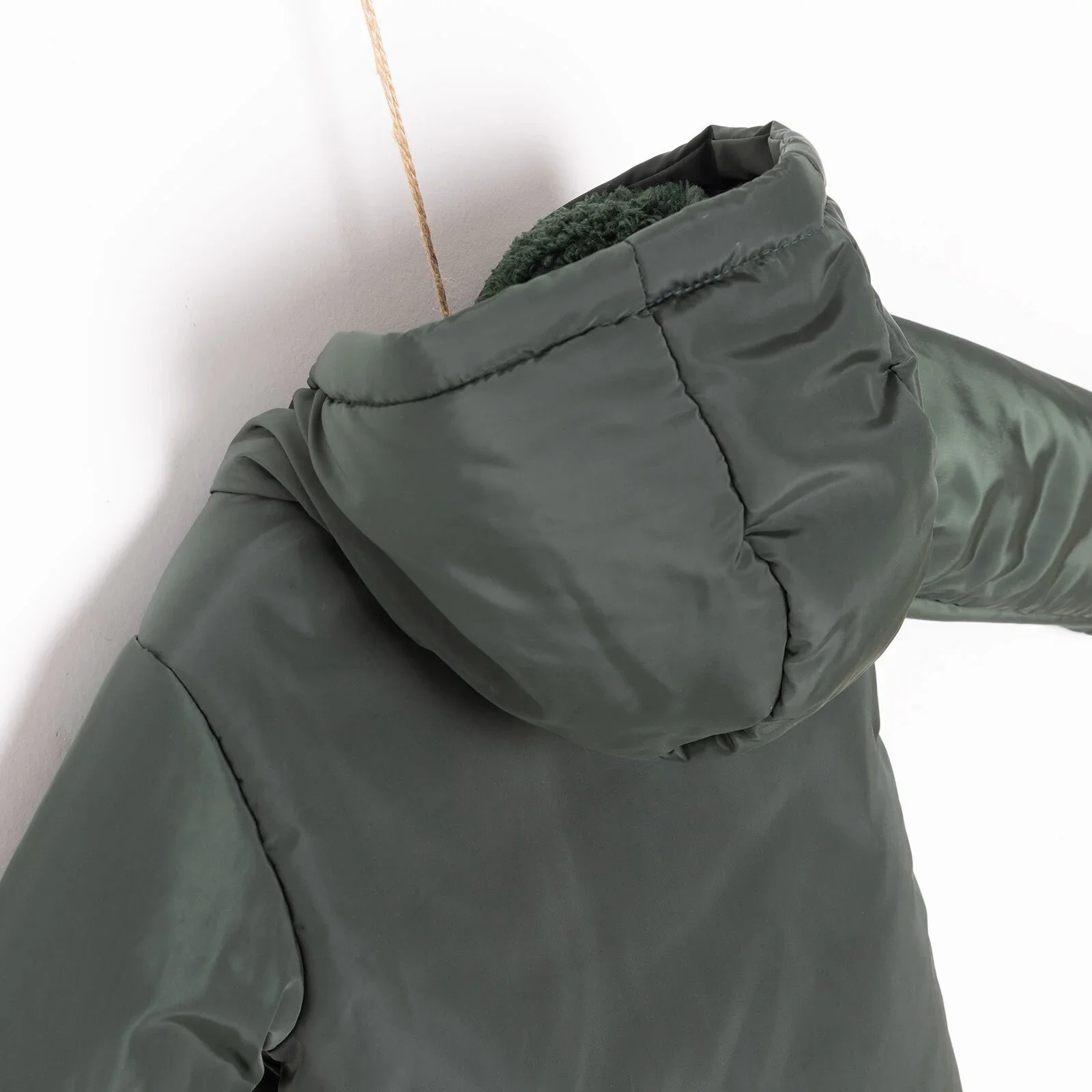 HelloBaby Hooded Coat - Green - Image 8