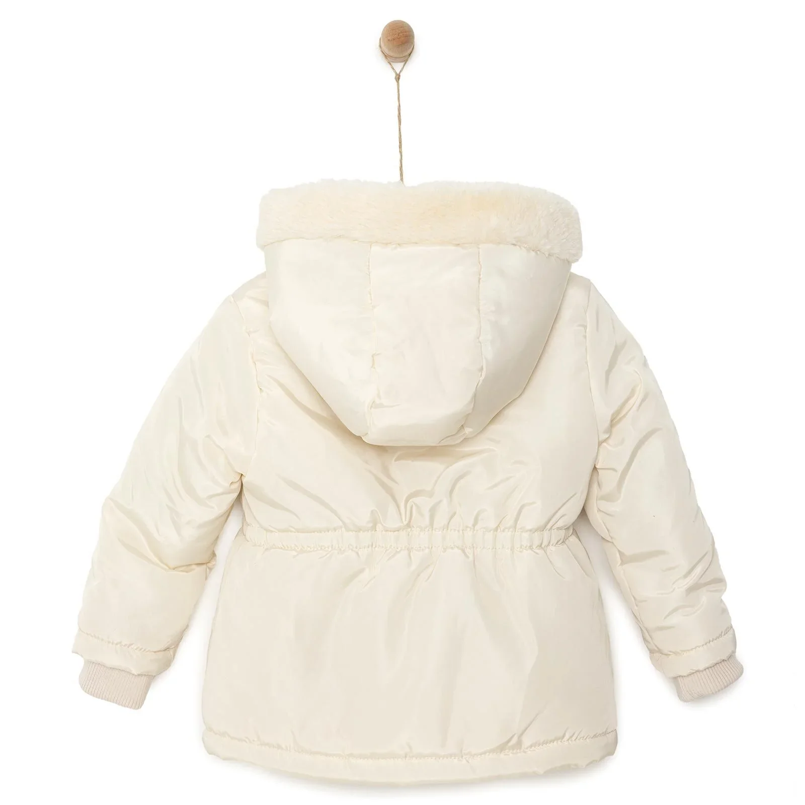 HelloBaby Hooded Coat - Beige - Image 2