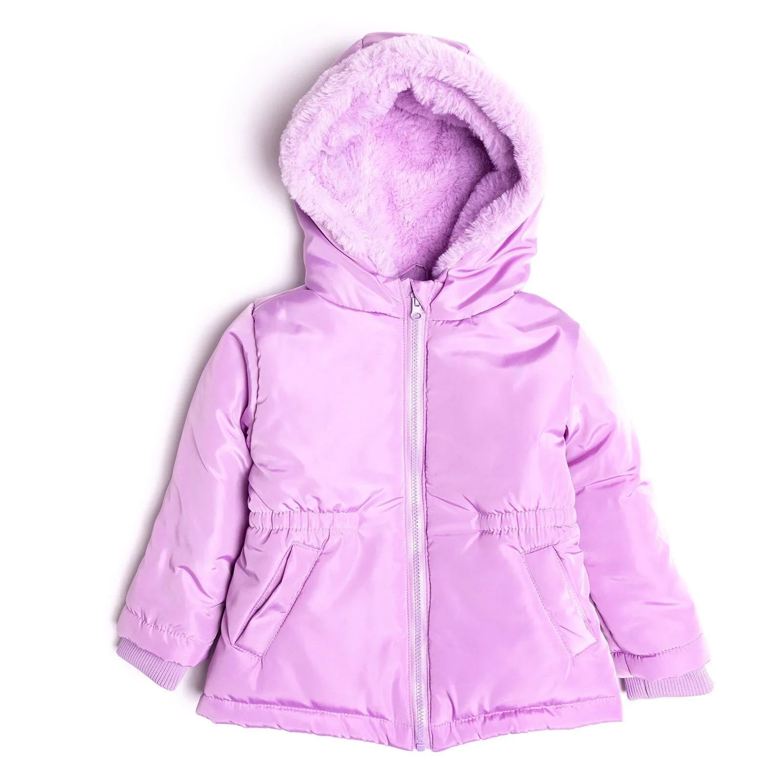 HelloBaby Hooded Coat - Purple - Image 8