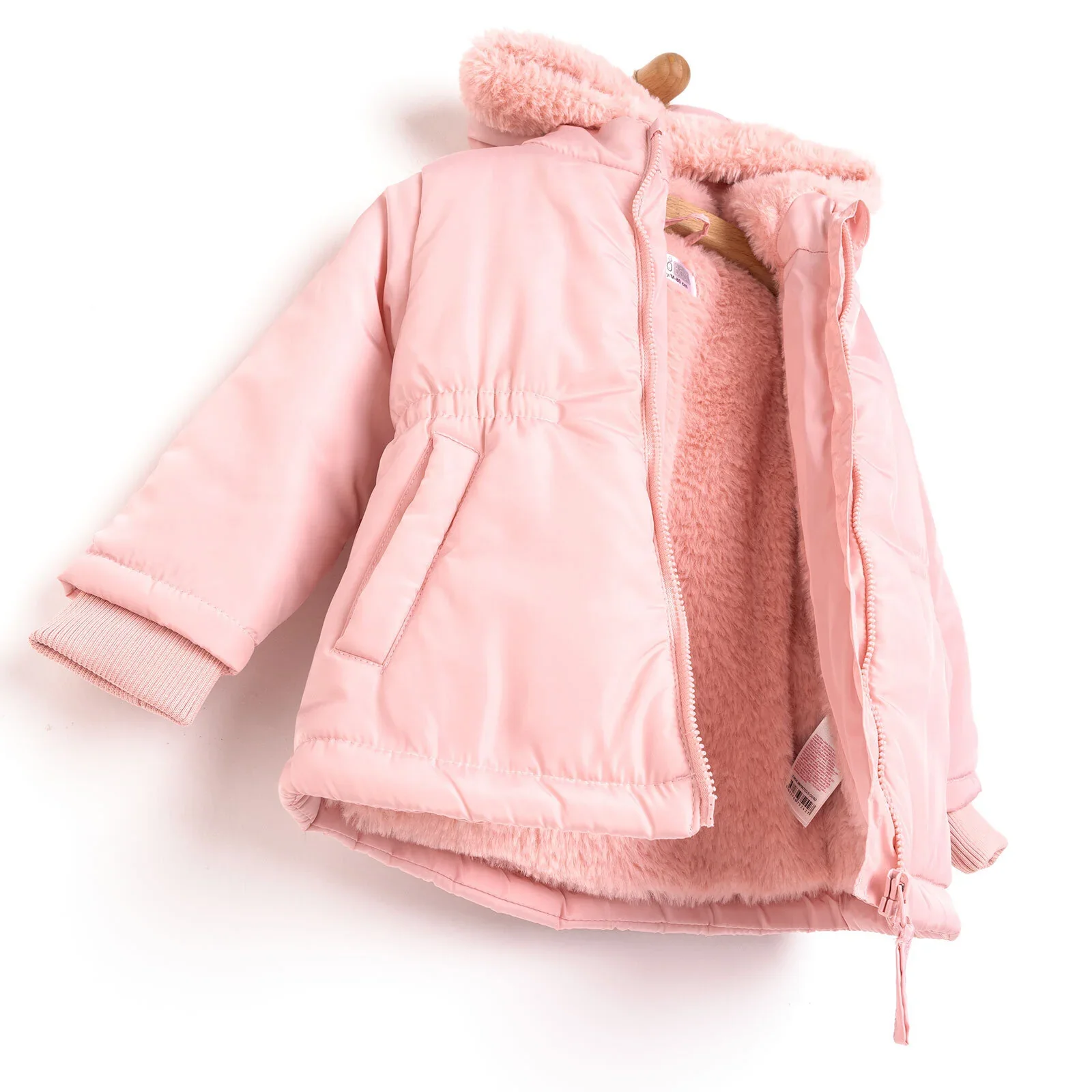 HelloBaby Hooded Coat - Powder - Image 2