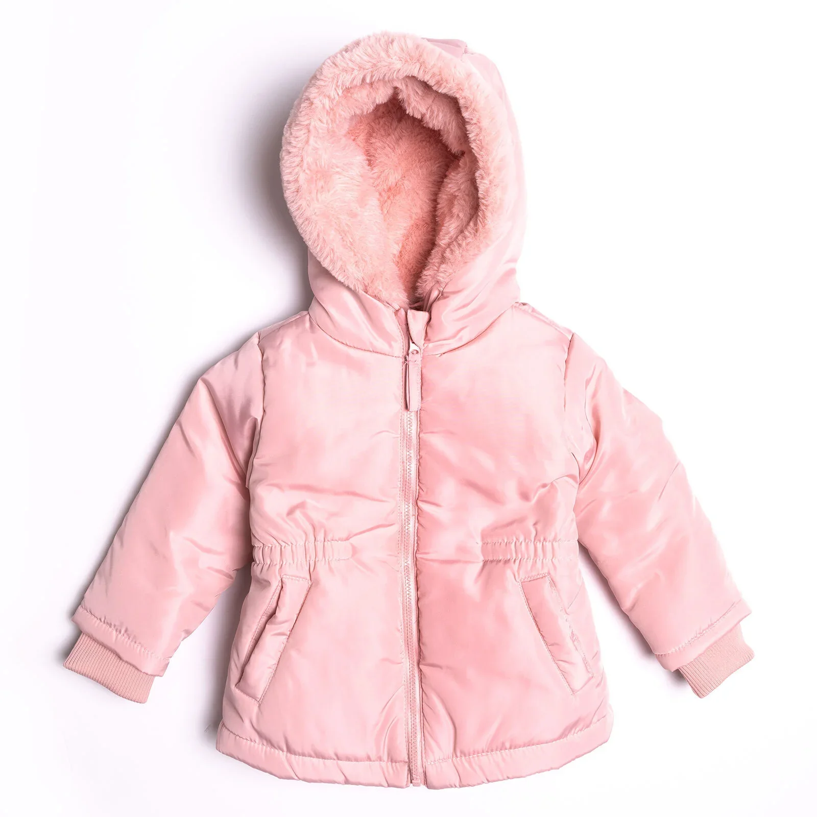 HelloBaby Hooded Coat - Powder - Image 4