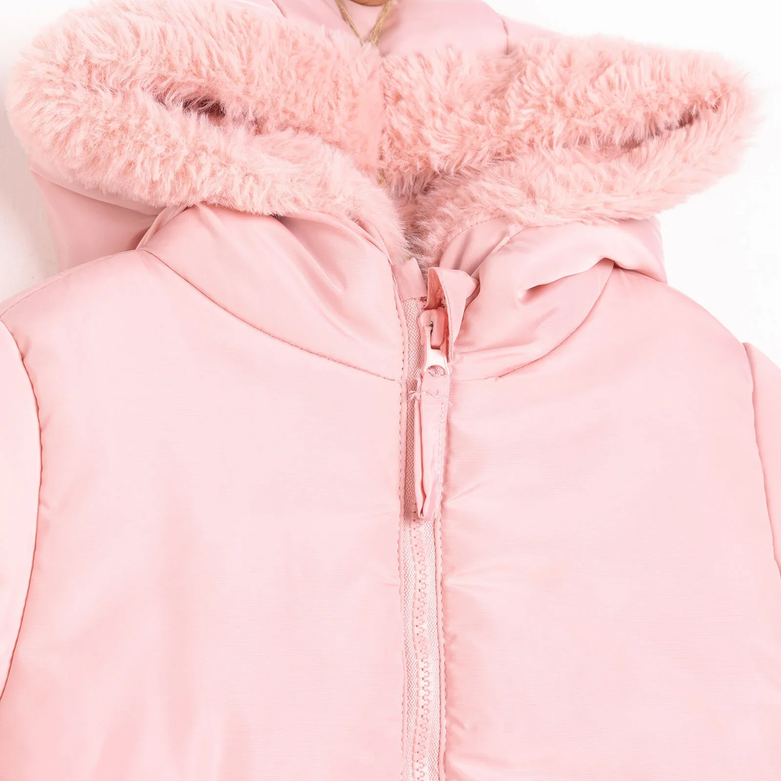 HelloBaby Hooded Coat - Powder - Image 5