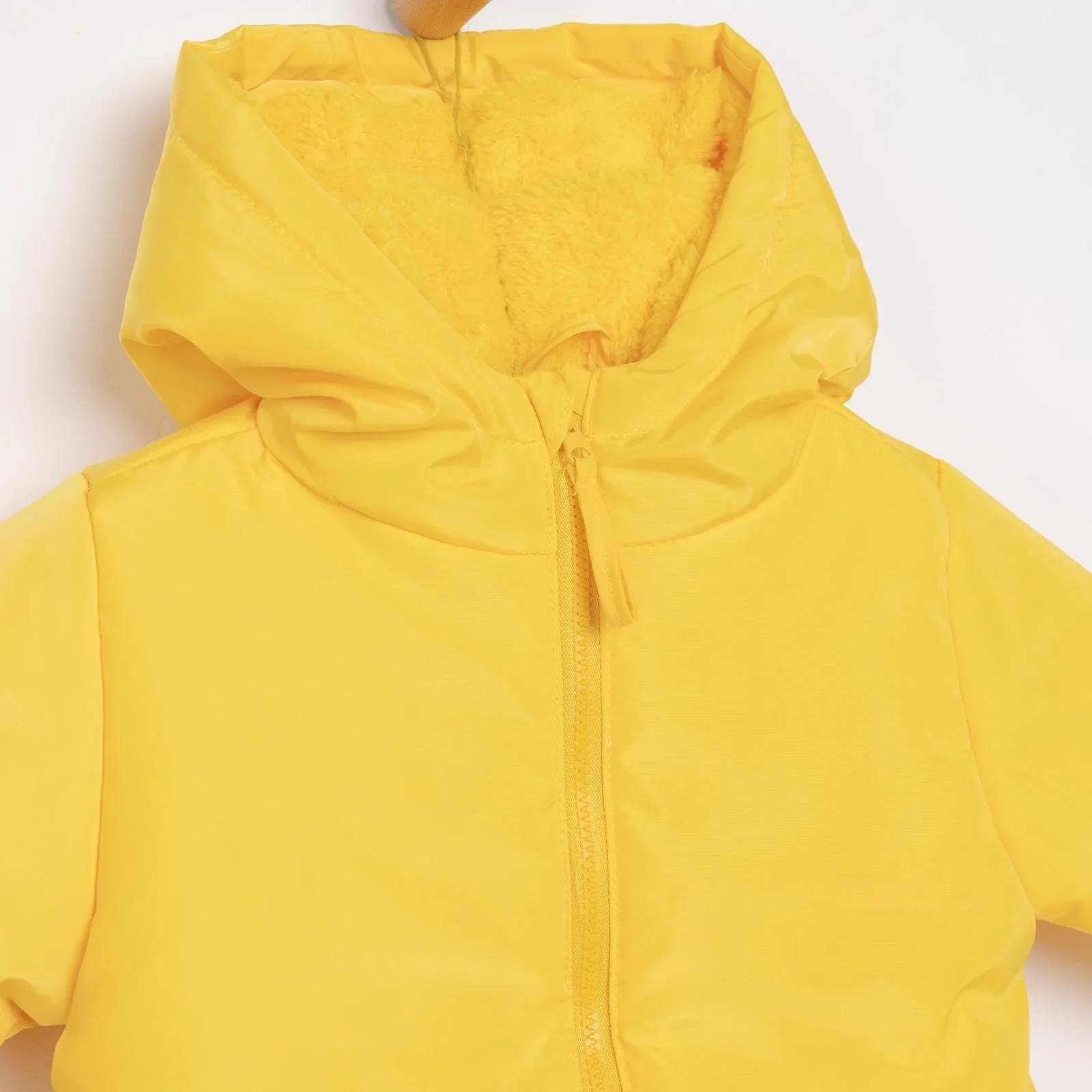 HelloBaby Hooded Coat - Yellow - Image 5