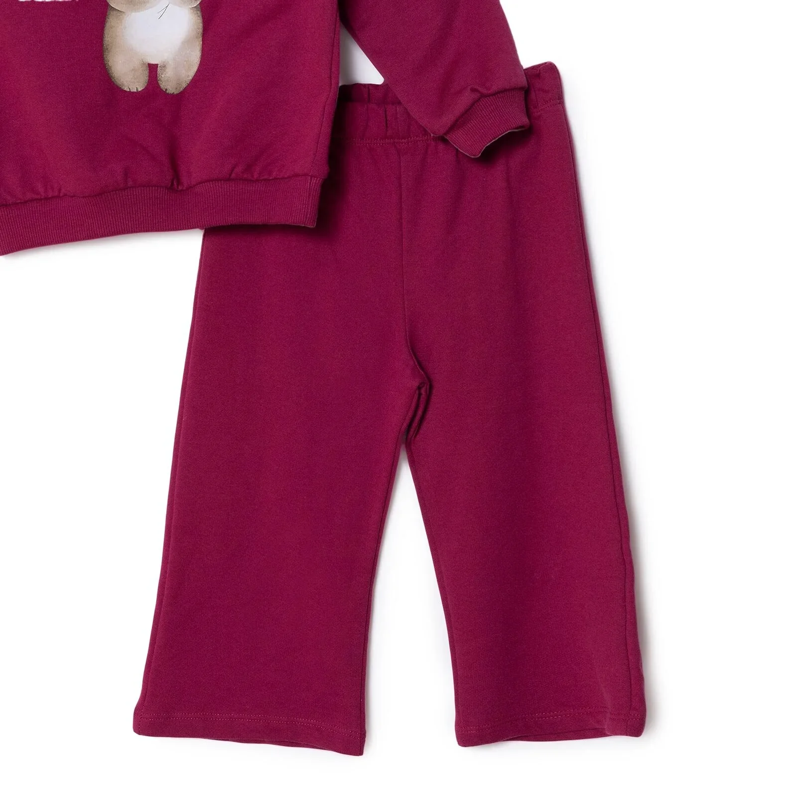 HelloBaby Jogging Set - Maroon - Image 4