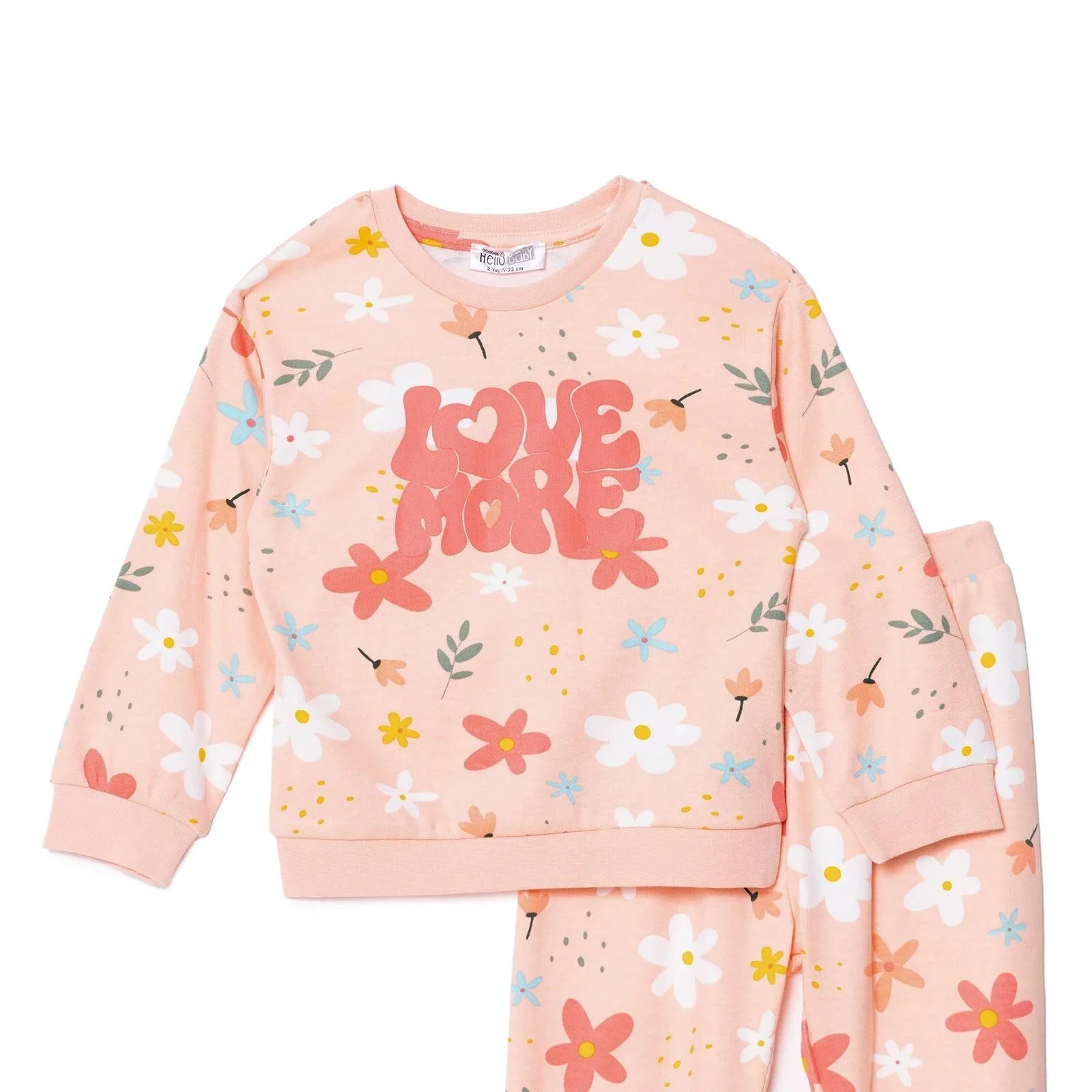 HelloBaby Jogging Set - Salmon - Image 3