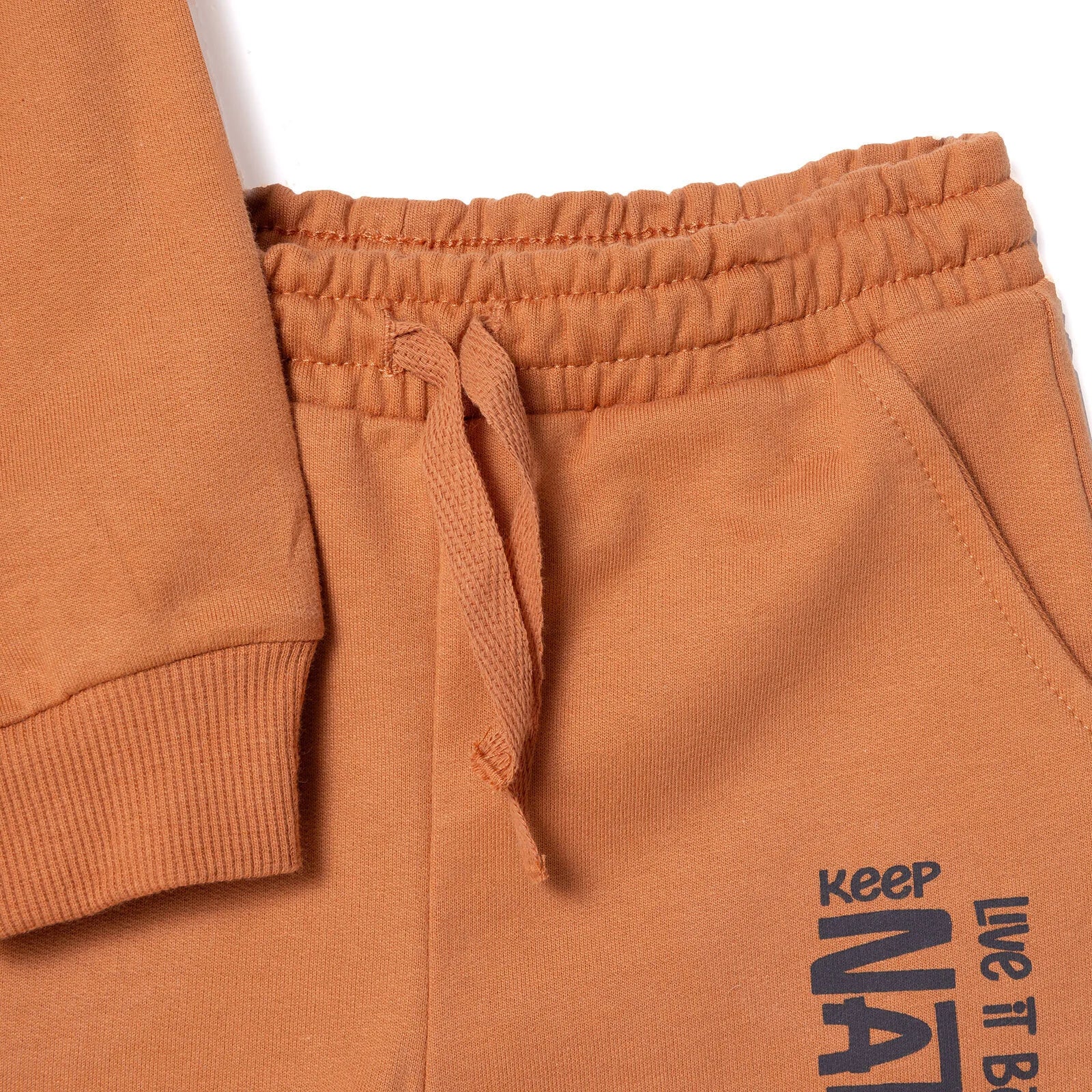 HelloBaby Jogging Set - Brown - Image 6