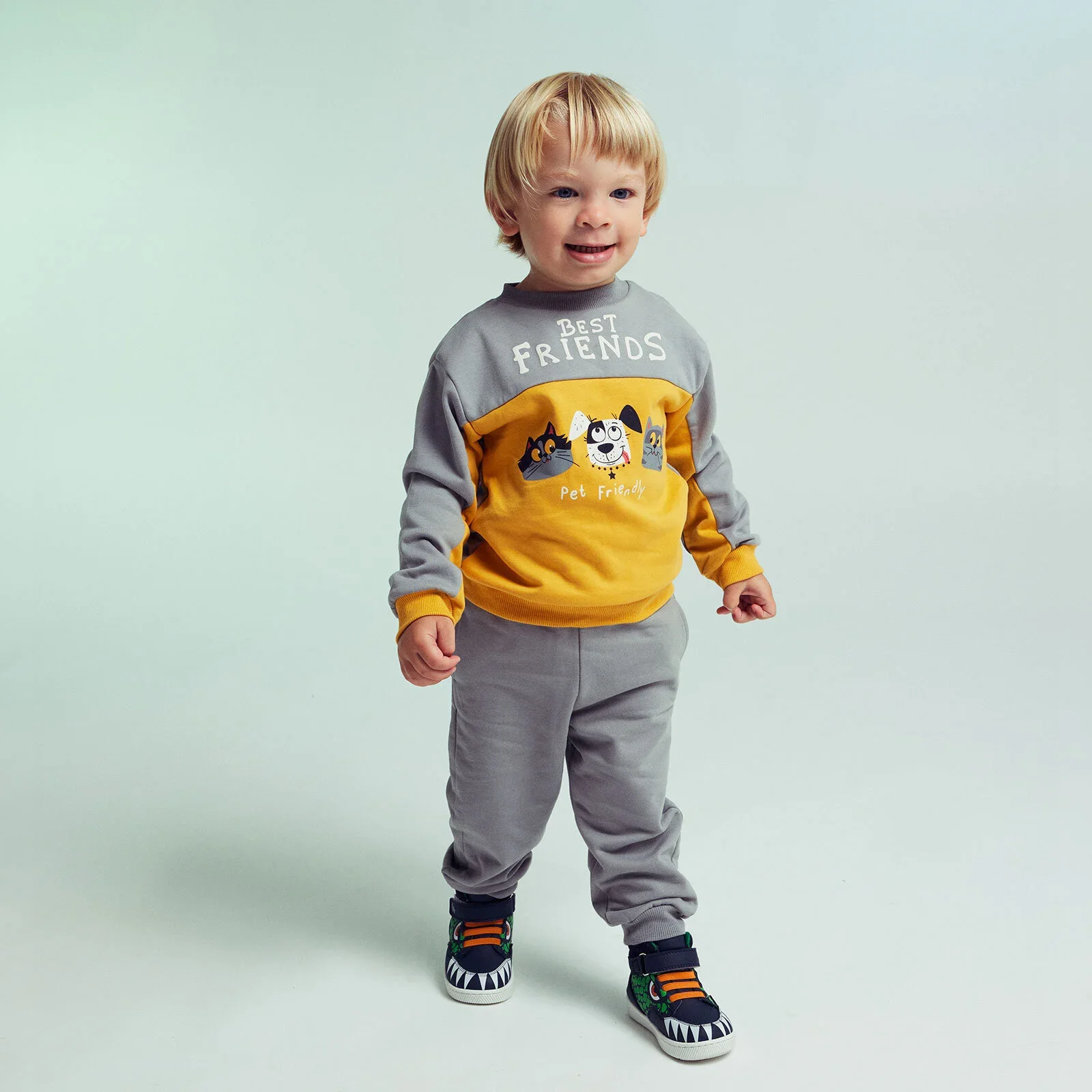 HelloBaby Jogging Set - Grey - Image 2