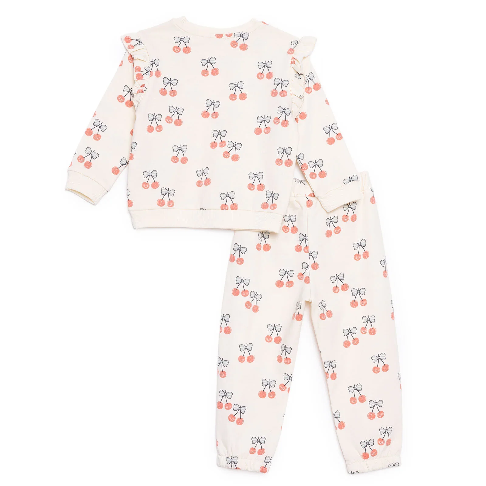 HelloBaby Jogging Set - Ecru Printed - Image 2
