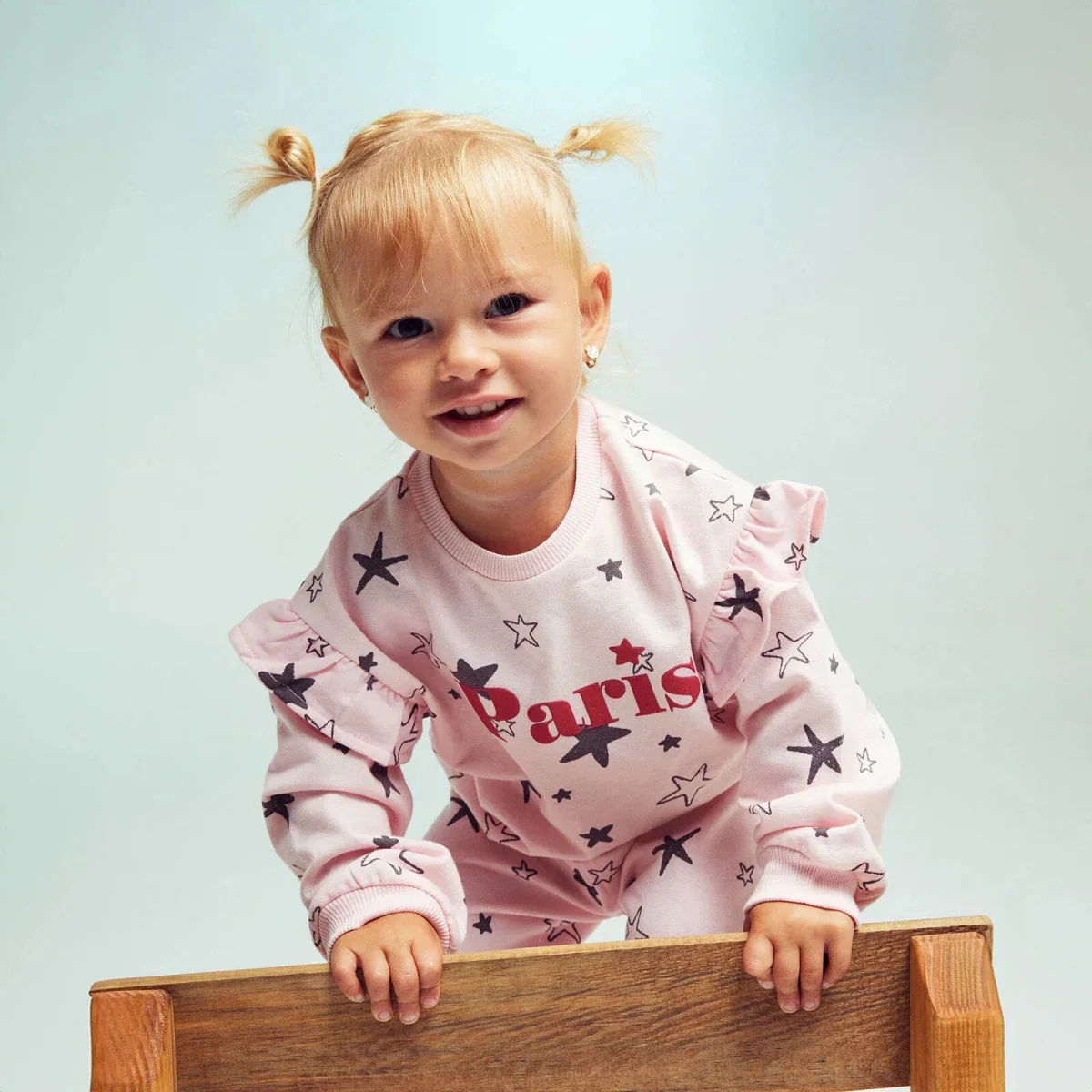HelloBaby Jogging Set - Pink Printed - Image 9