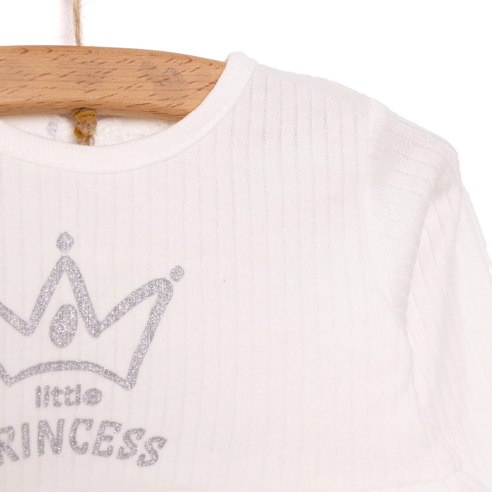 HelloBaby Little Life Newborn Girl Dress - Ecru - Image 4