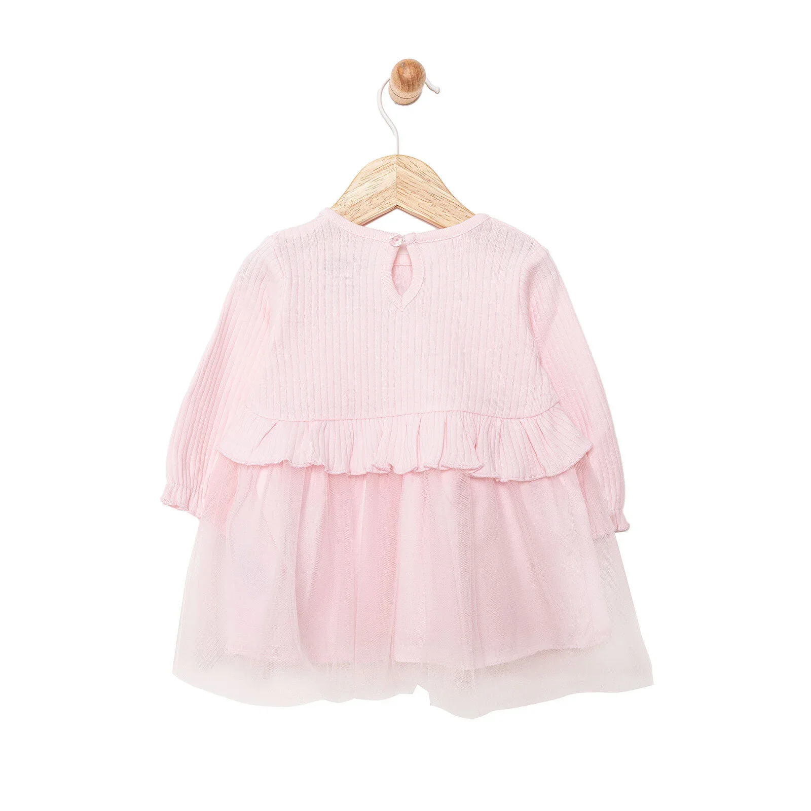HelloBaby Little Life Newborn Girl Dress - Light Pink - Image 2