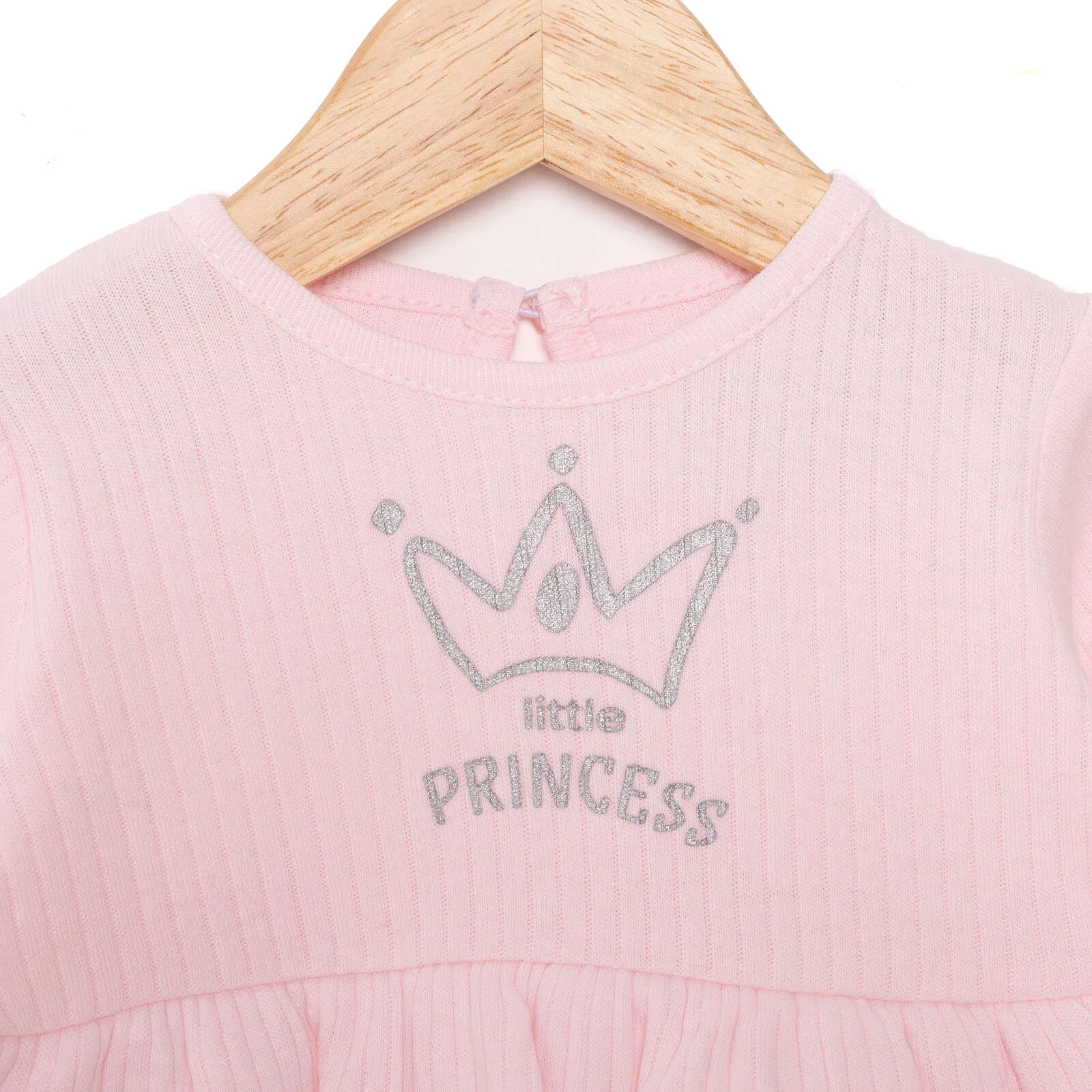 HelloBaby Little Life Newborn Girl Dress - Light Pink - Image 3